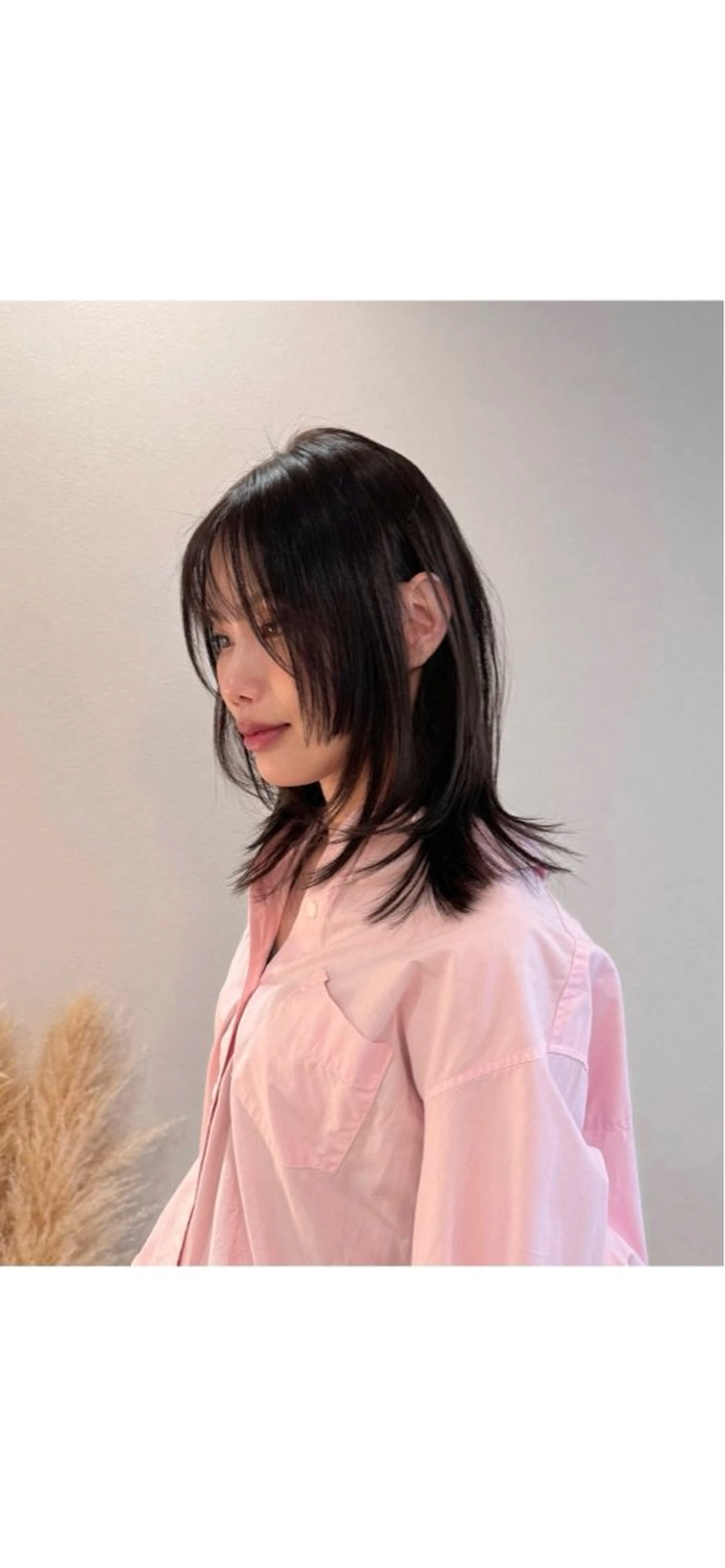 ミディアム カラー パーマ ヘアアレンジ カット ヘアカラー トリートメント ヘアセット 小野寺瑞希 /最小顔カットのヘアスタイル