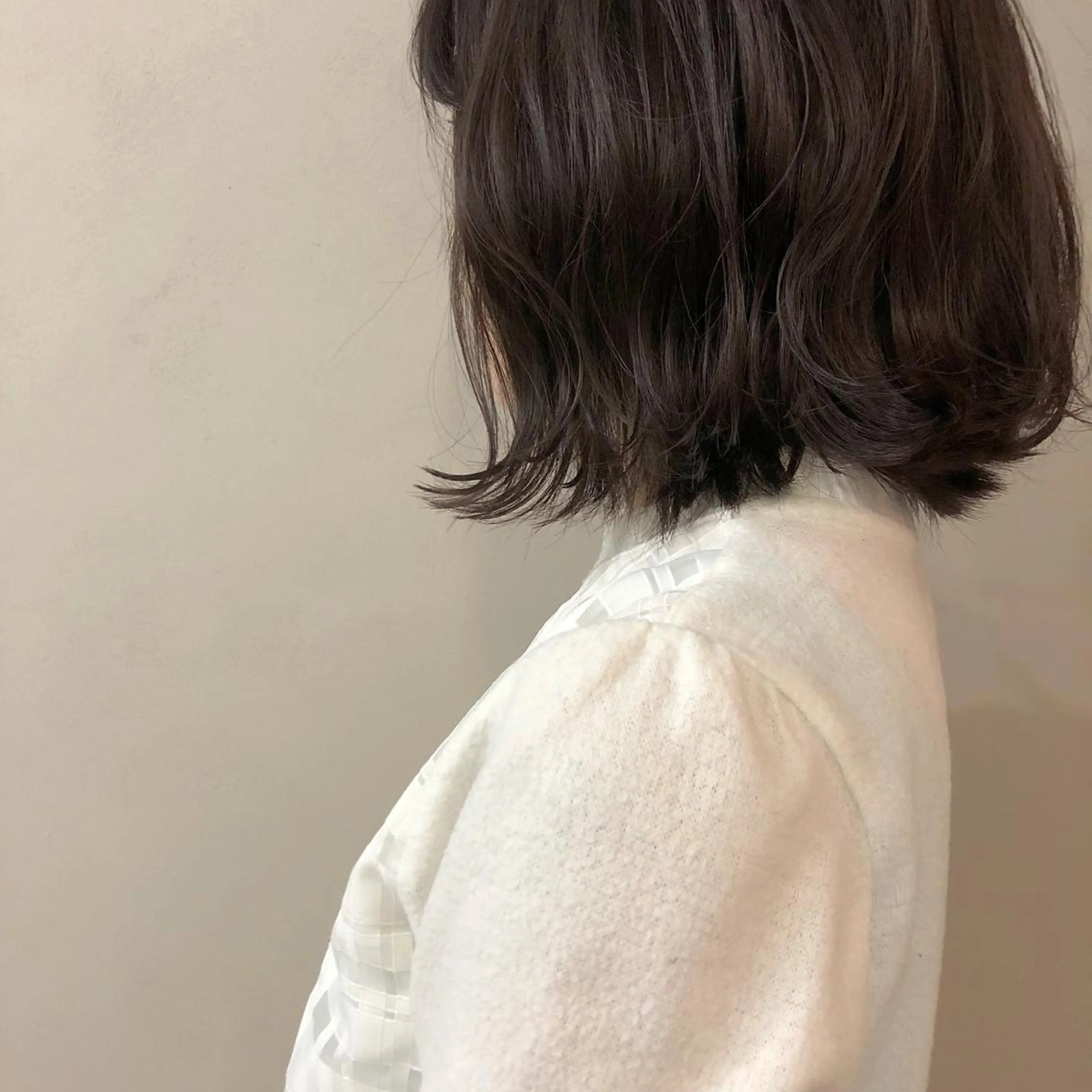 セミロング カラー パーマ ヘアアレンジ メンズ キッズ ネイル マツエク・マツパ グレージュ ラベンダーカラー ラベンダーグレージュ ラベンダーグレー Uil所属・インナーカラー/ KANAのヘアスタイル