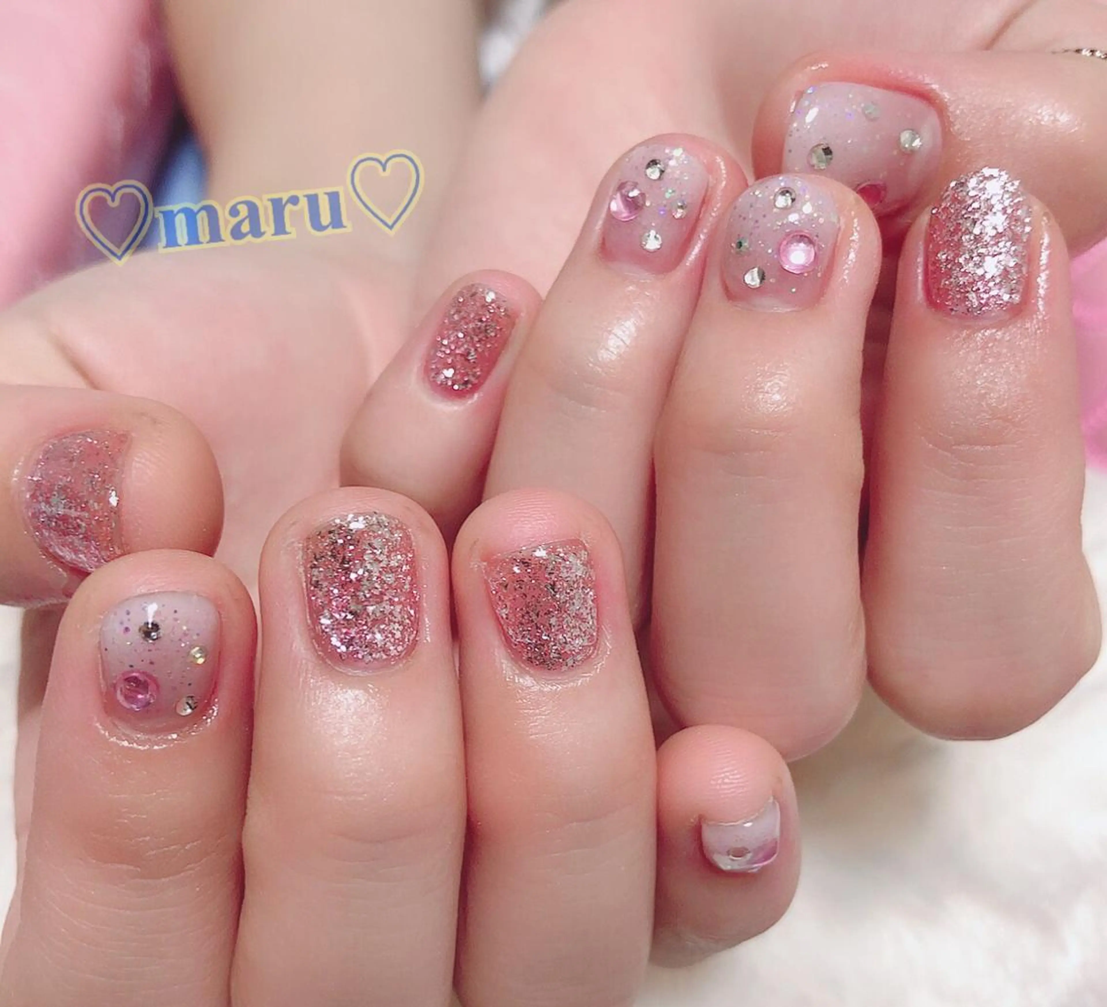 ネイル ハンドネイル フットネイル まるみ ♡のネイルデザイン