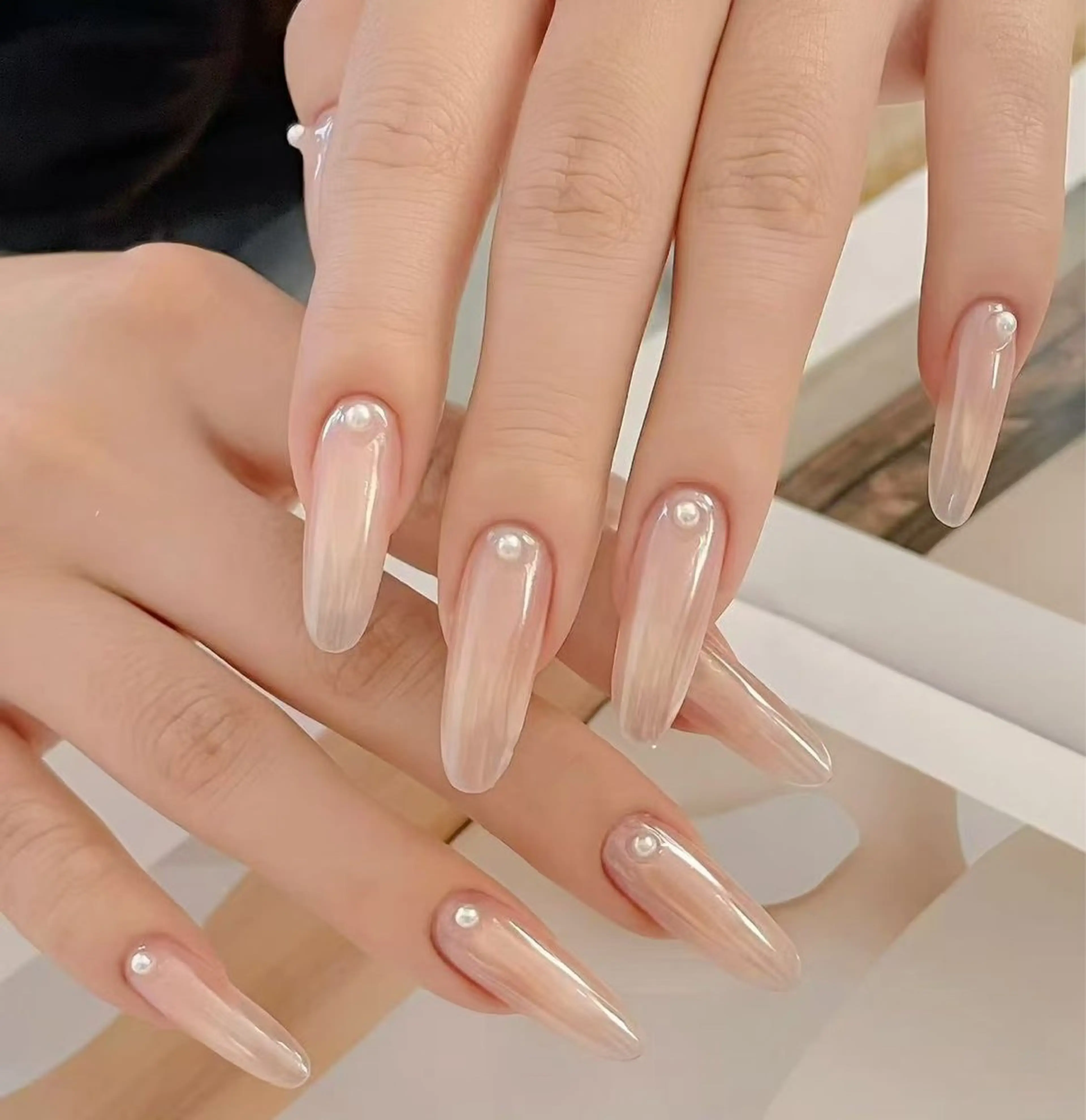 ネイル オーロラネイル フラワーネイル フットネイル フレンチネイル ジェルネイル ハンドネイル BabyYouMi ねねのネイルデザイン