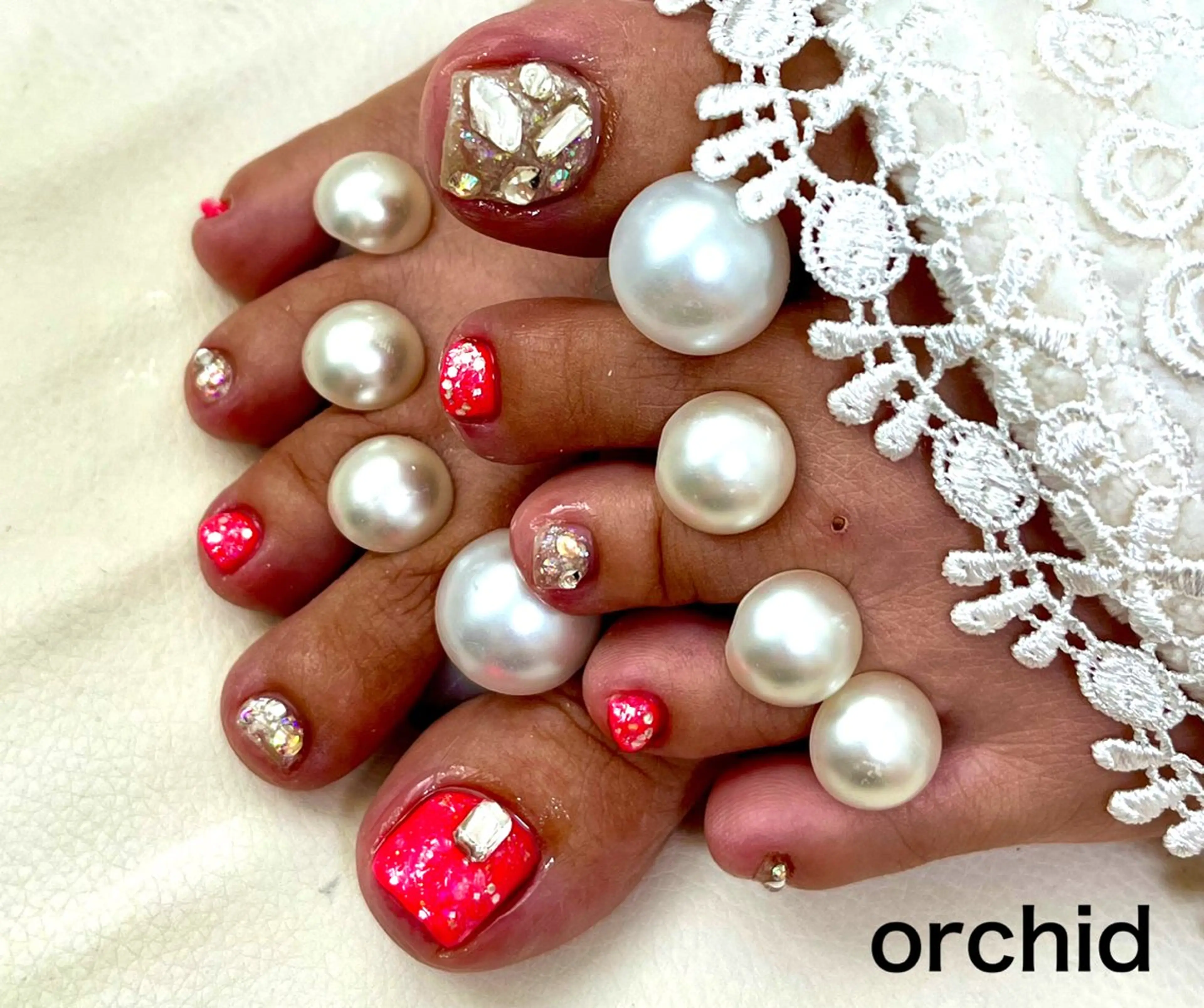 ネイル orchid ♡オーキッドのネイルデザイン