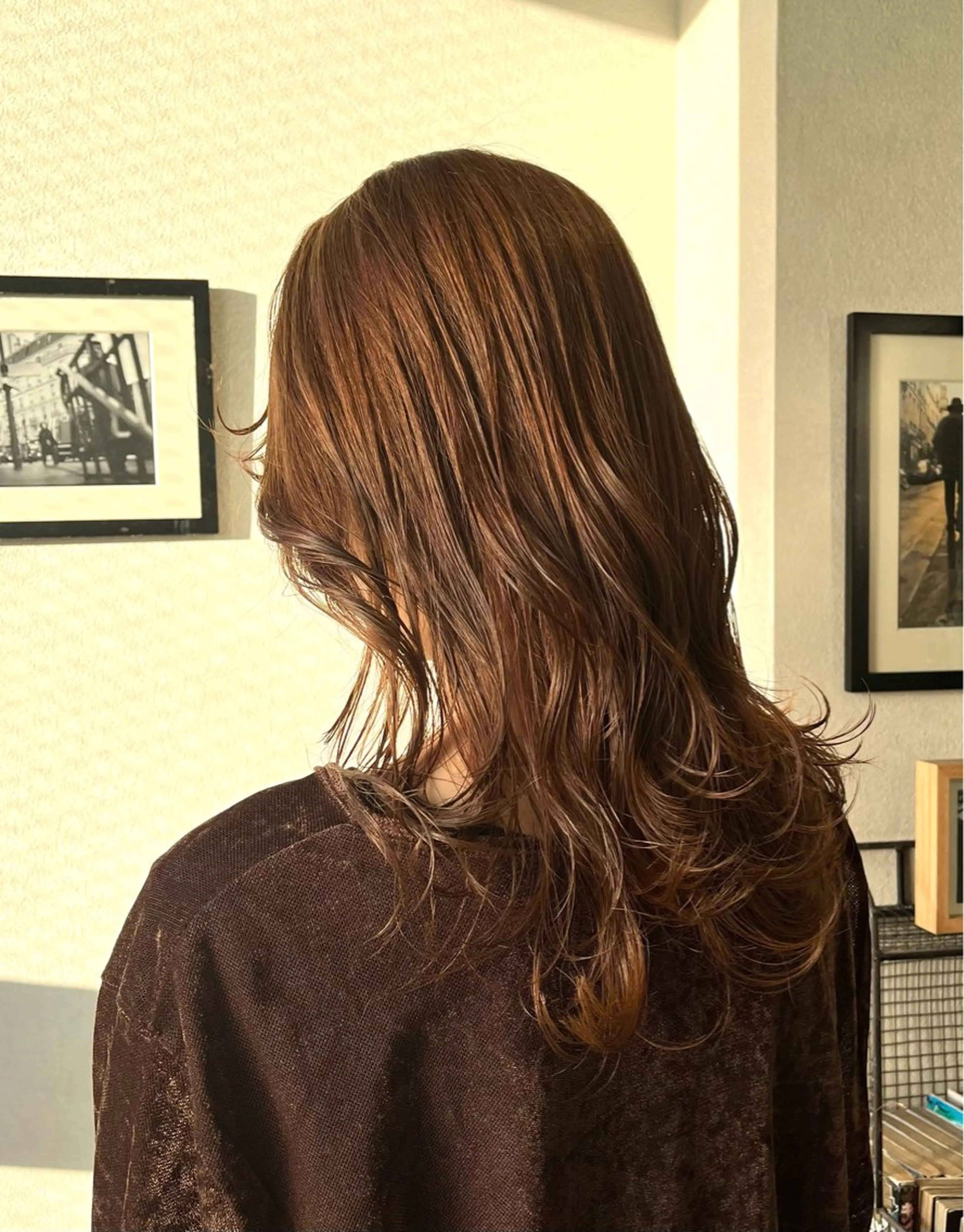 ロング レイヤーカット the OSCAR所属・韓国ヘアスタイリスト Harukaのヘアスタイル