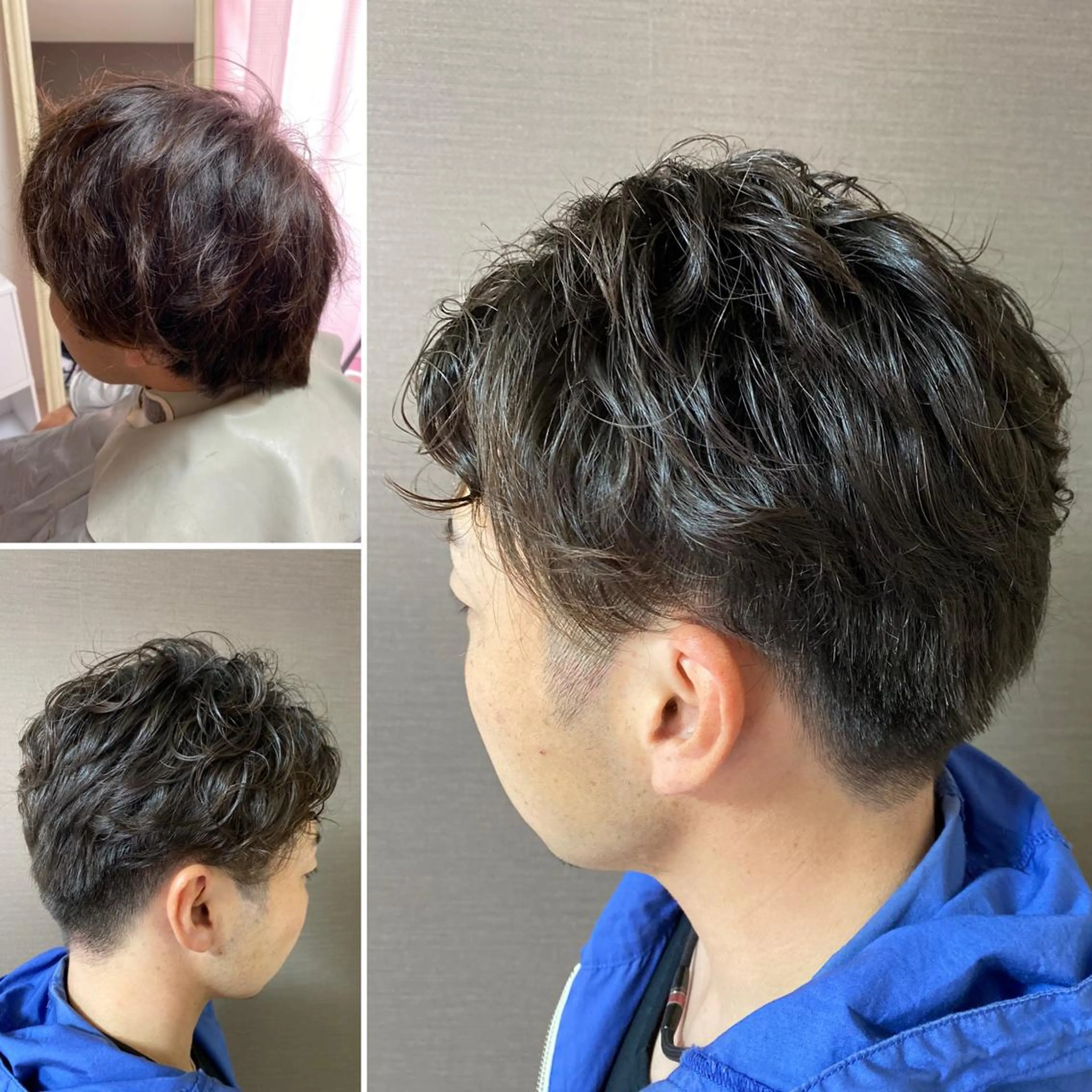 パーマ メンズ ゴトウ エイイチのヘアスタイル