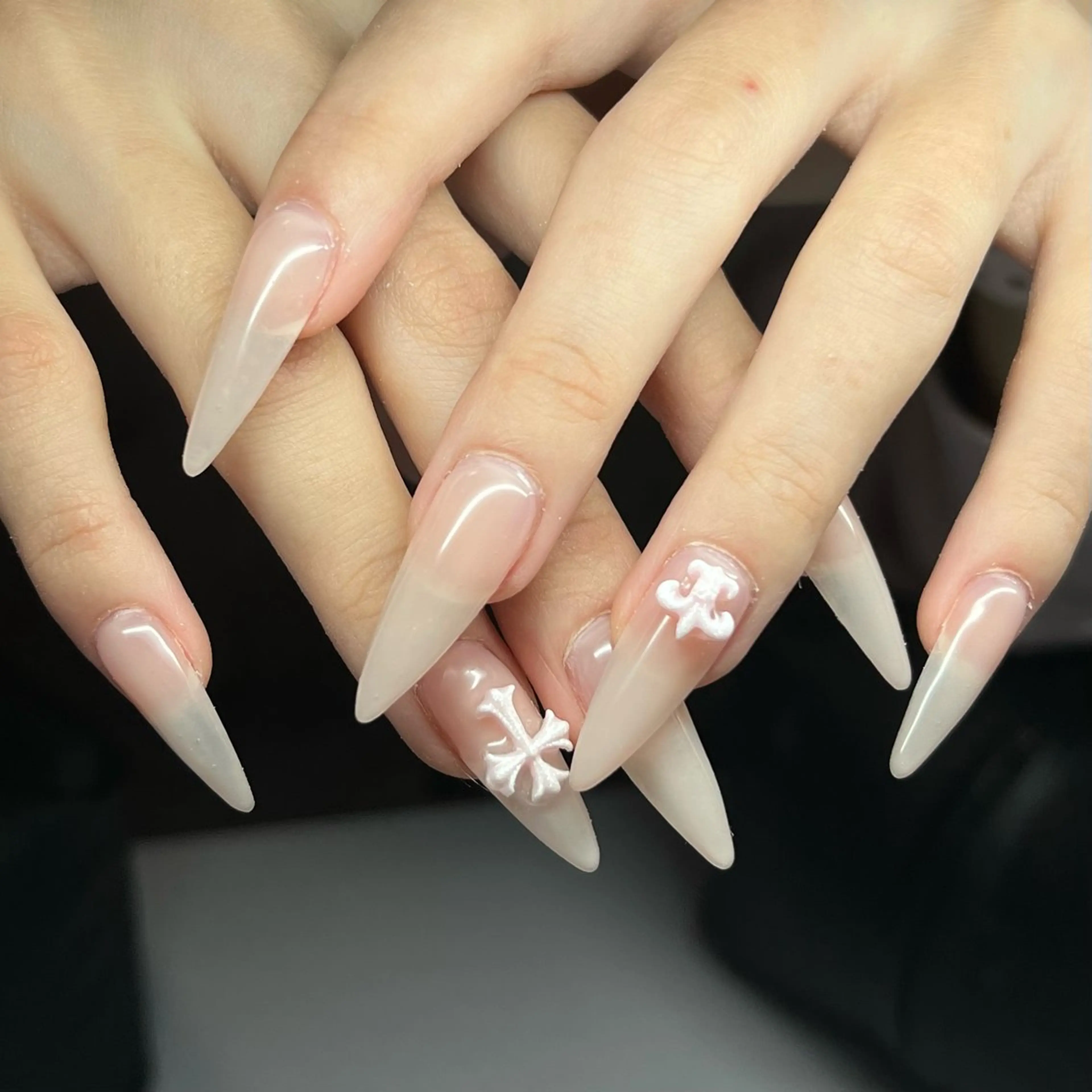 【長さ出し】ワンカラーorラメグラ💖オフなしの写真