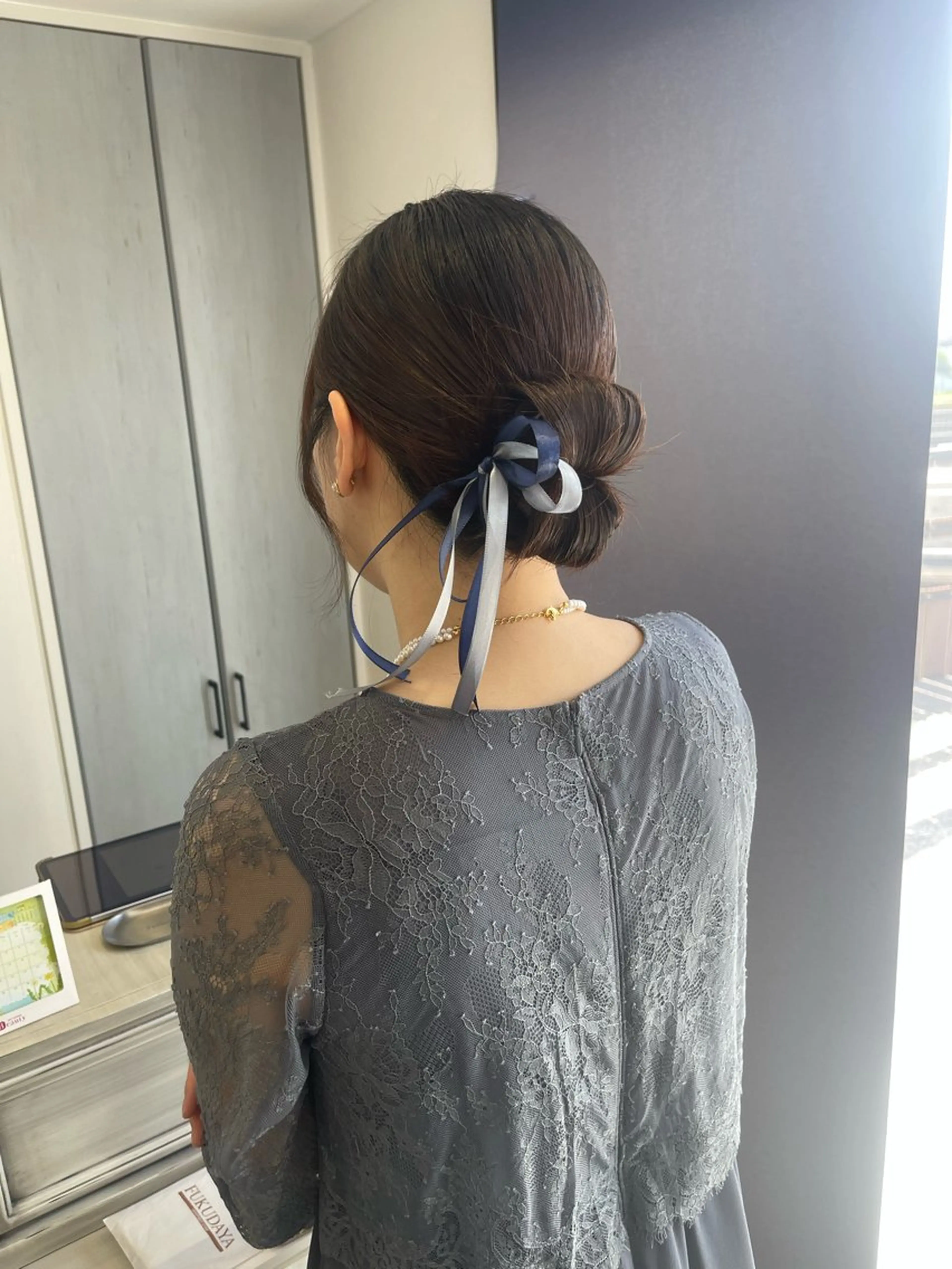 ミディアム ヘアアレンジ ヘアセット Felice Erikaのヘアスタイル