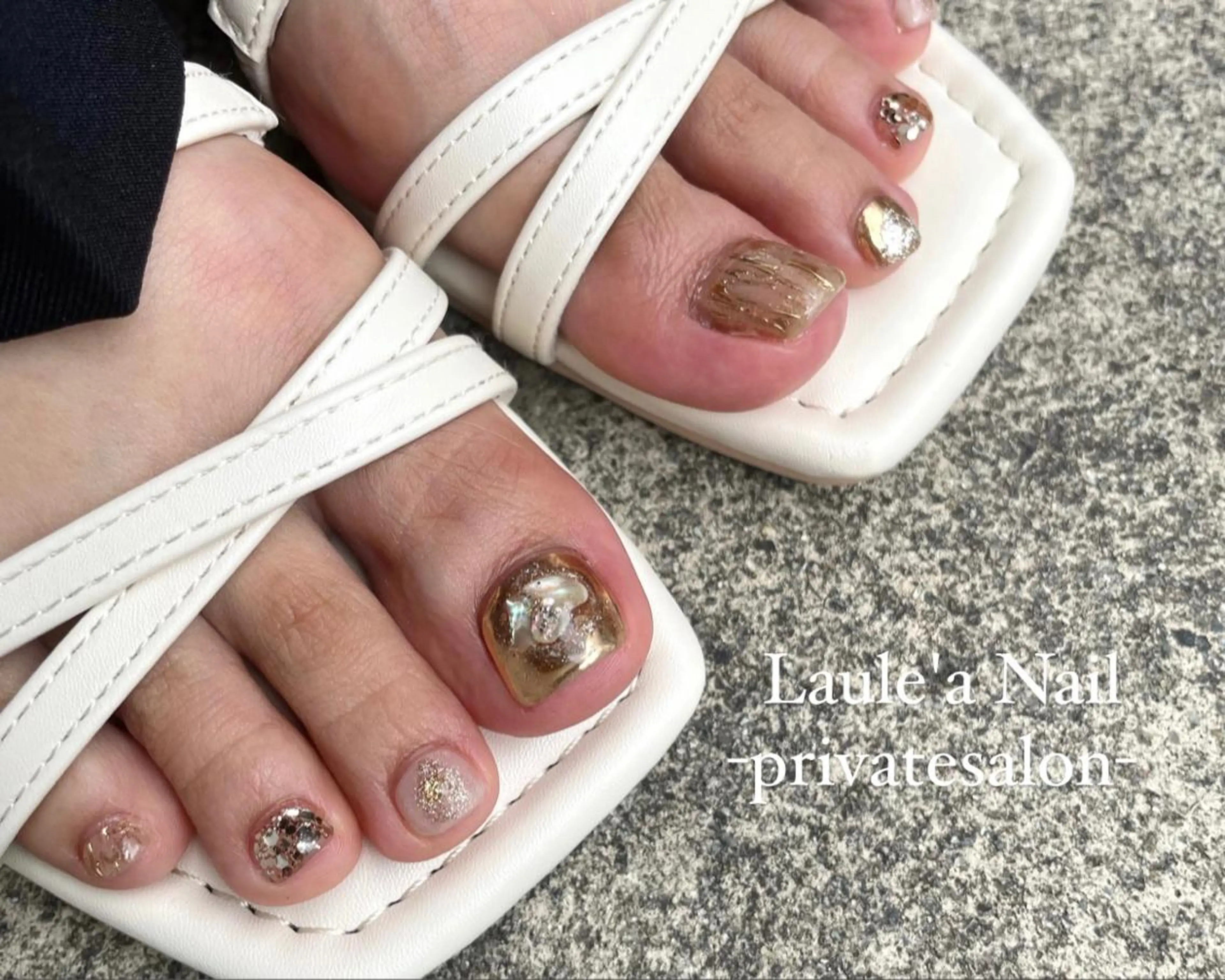 ショート フットネイル ReAnc所属・ReAnc レアンシのネイルデザイン