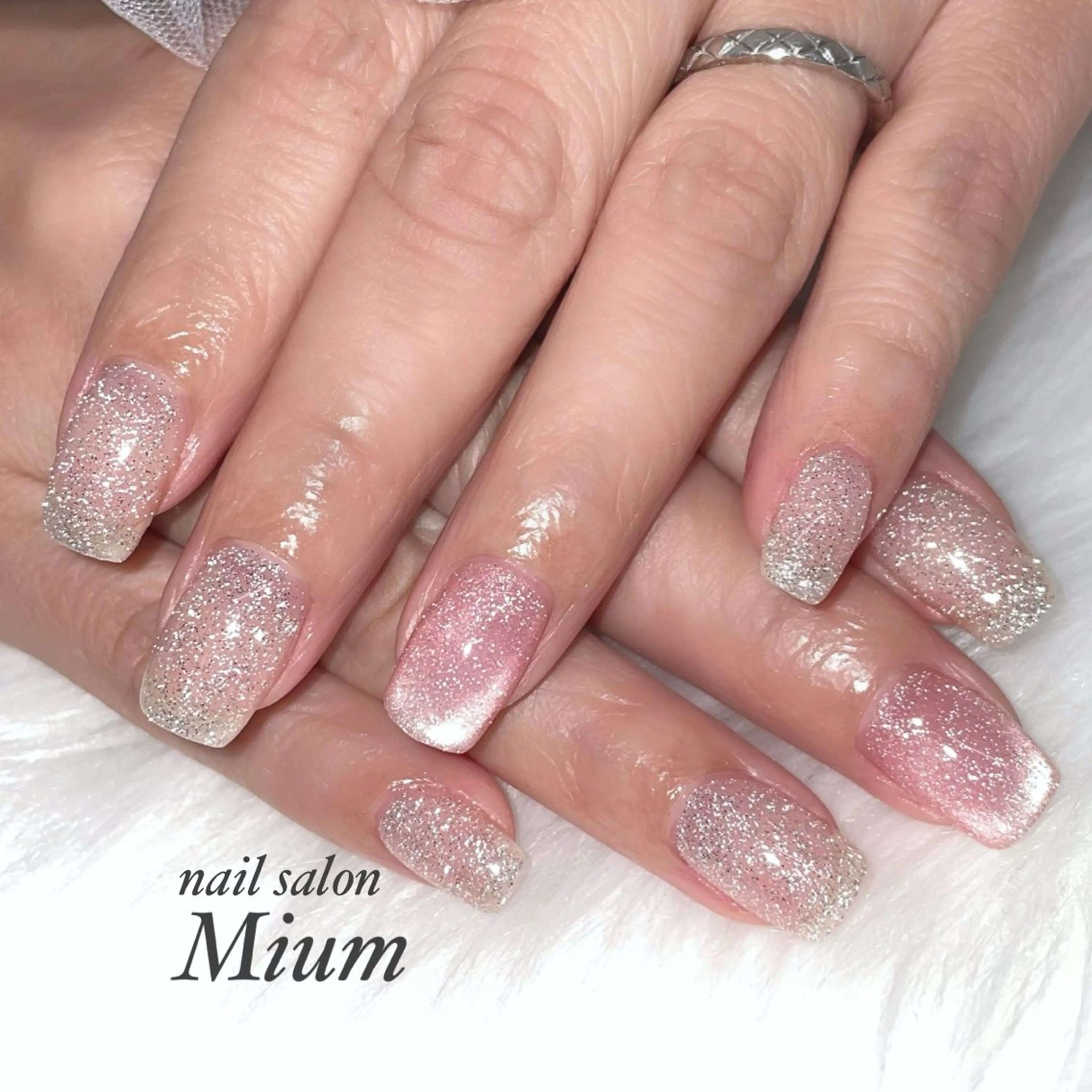 ネイル マグネットネイル ハンドネイル nail salon Mium所属・nail salon Miumのネイルデザイン
