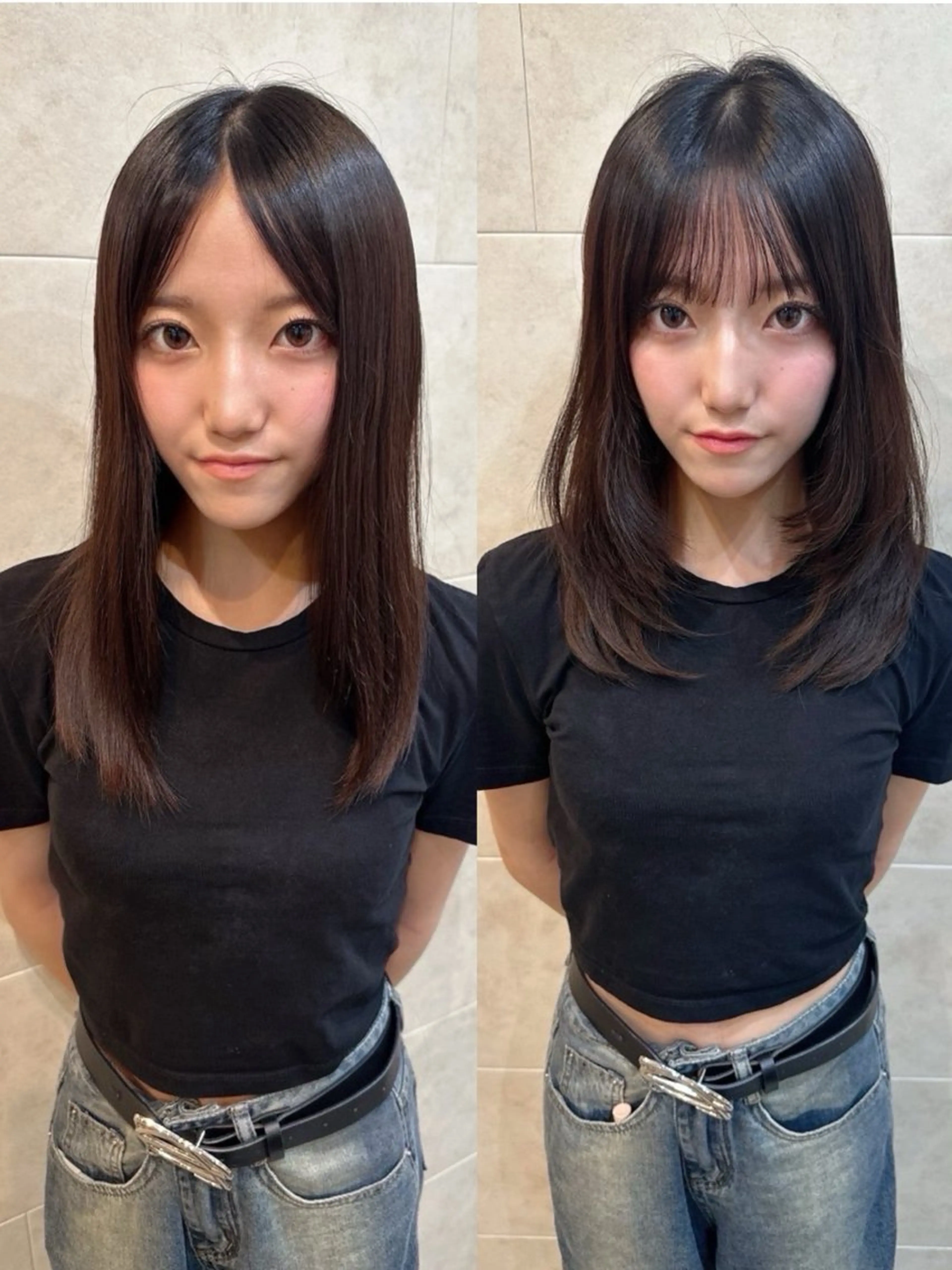 セミロング ✂︎艶髪特化✂︎ 北千住  竹ヶ原健司のヘアスタイル