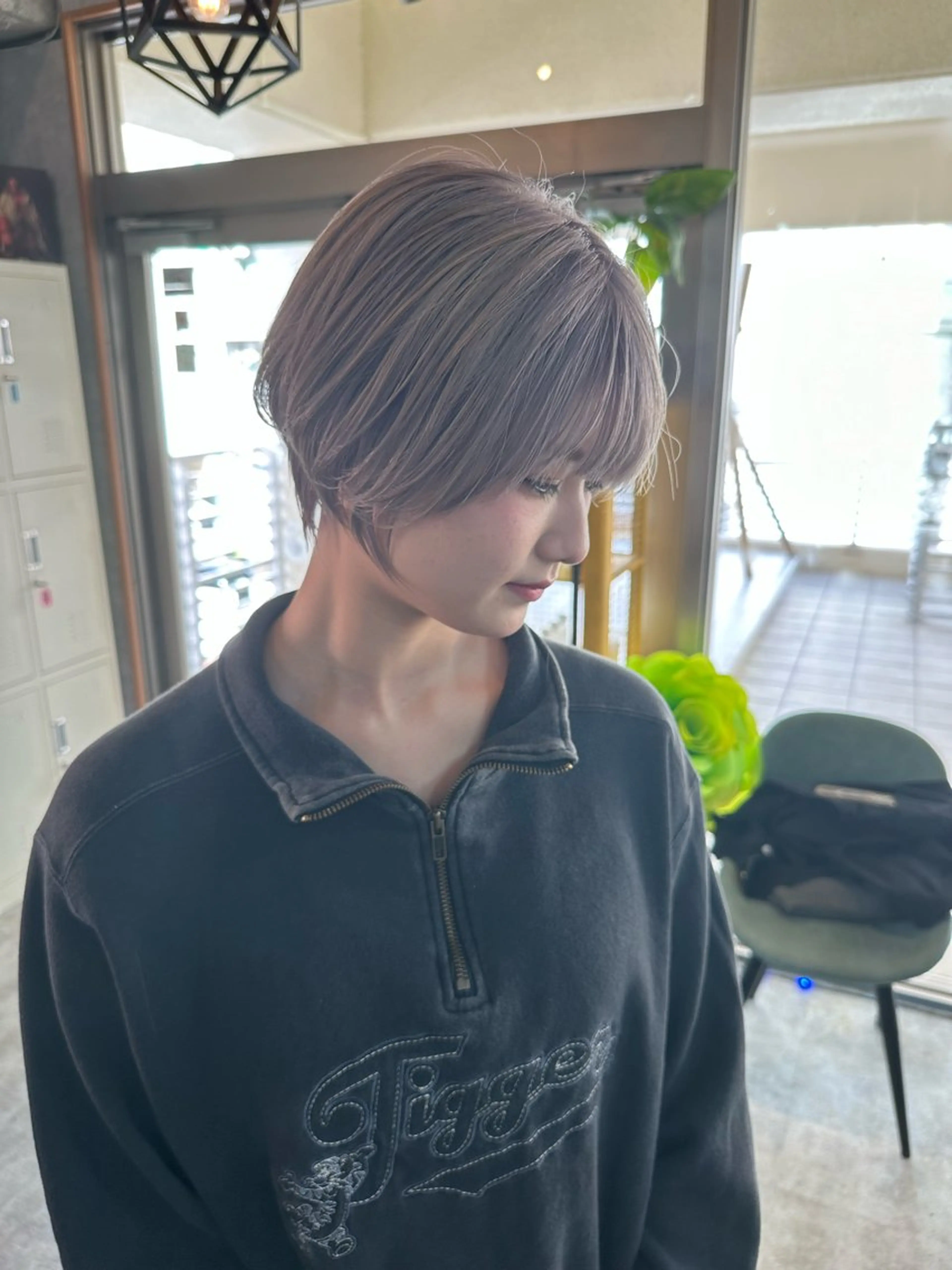 ショート 切りっぱなしボブ ショートボブ ハンサムショート 丸みショート ボブ ヘアカラー C’LD hair  produce /シールドヘア所属・モテ髪/ボブ/ショー ト/アダチフウトのヘアスタイル