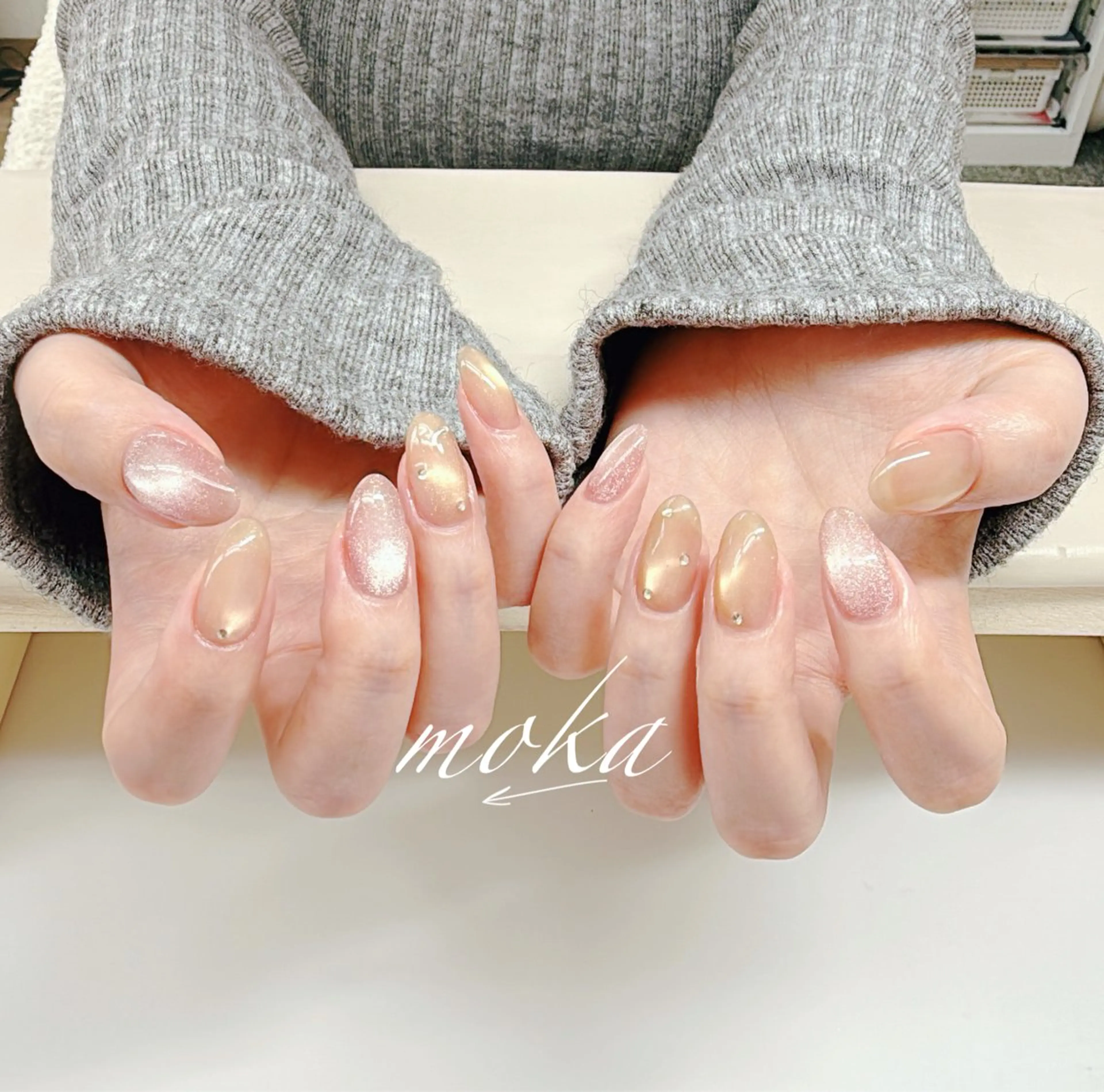 ネイル ハンドネイル ハンドケア 胡蝶蘭レディースサロ ンNailMOKAのネイルデザイン