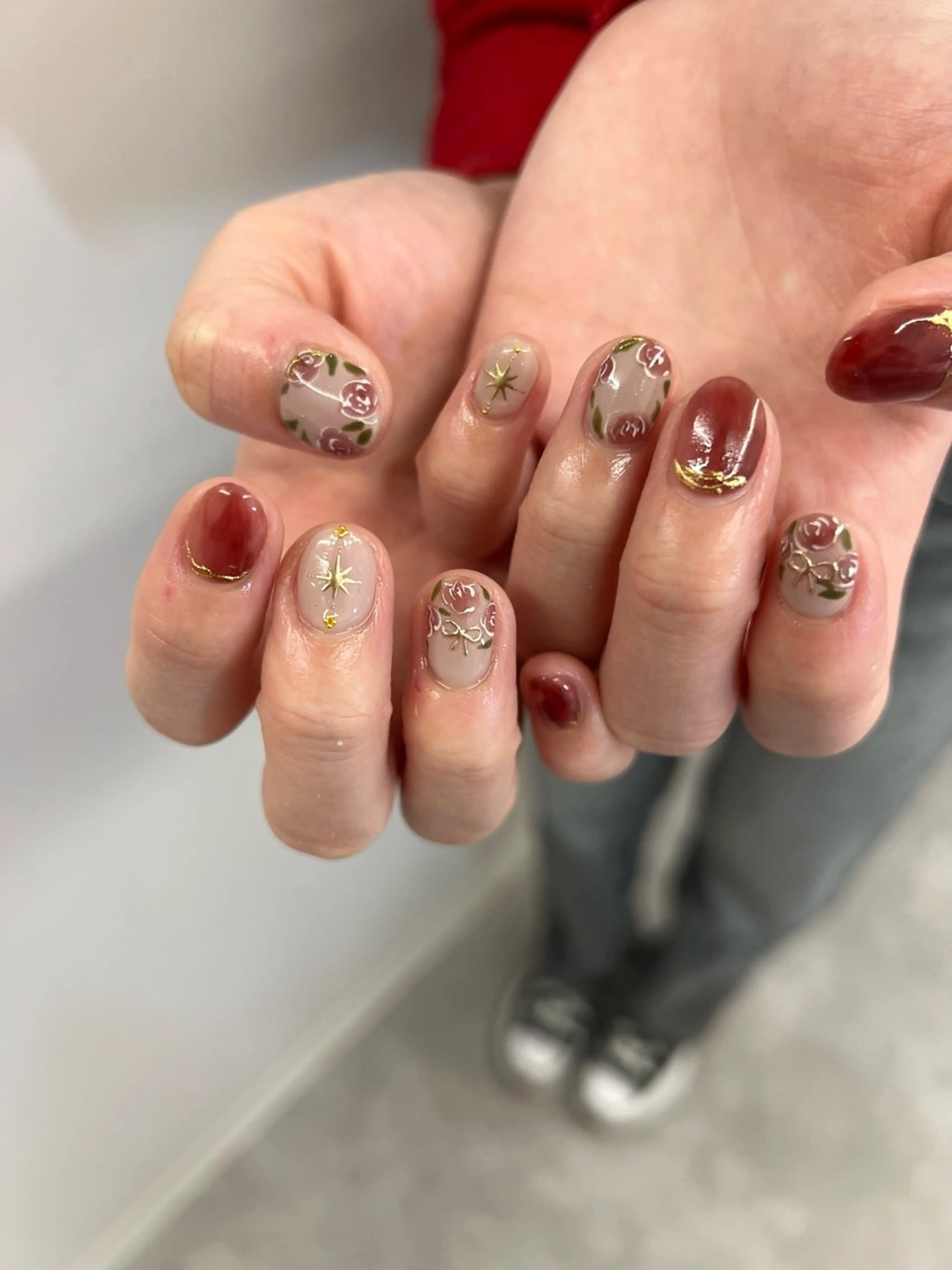 ネイル べっ甲ネイル フレンチネイル ジェルネイル マグネットネイル ニュアンスネイル ハンドネイル ハンドケア Bana_ Nailのその他イメージ