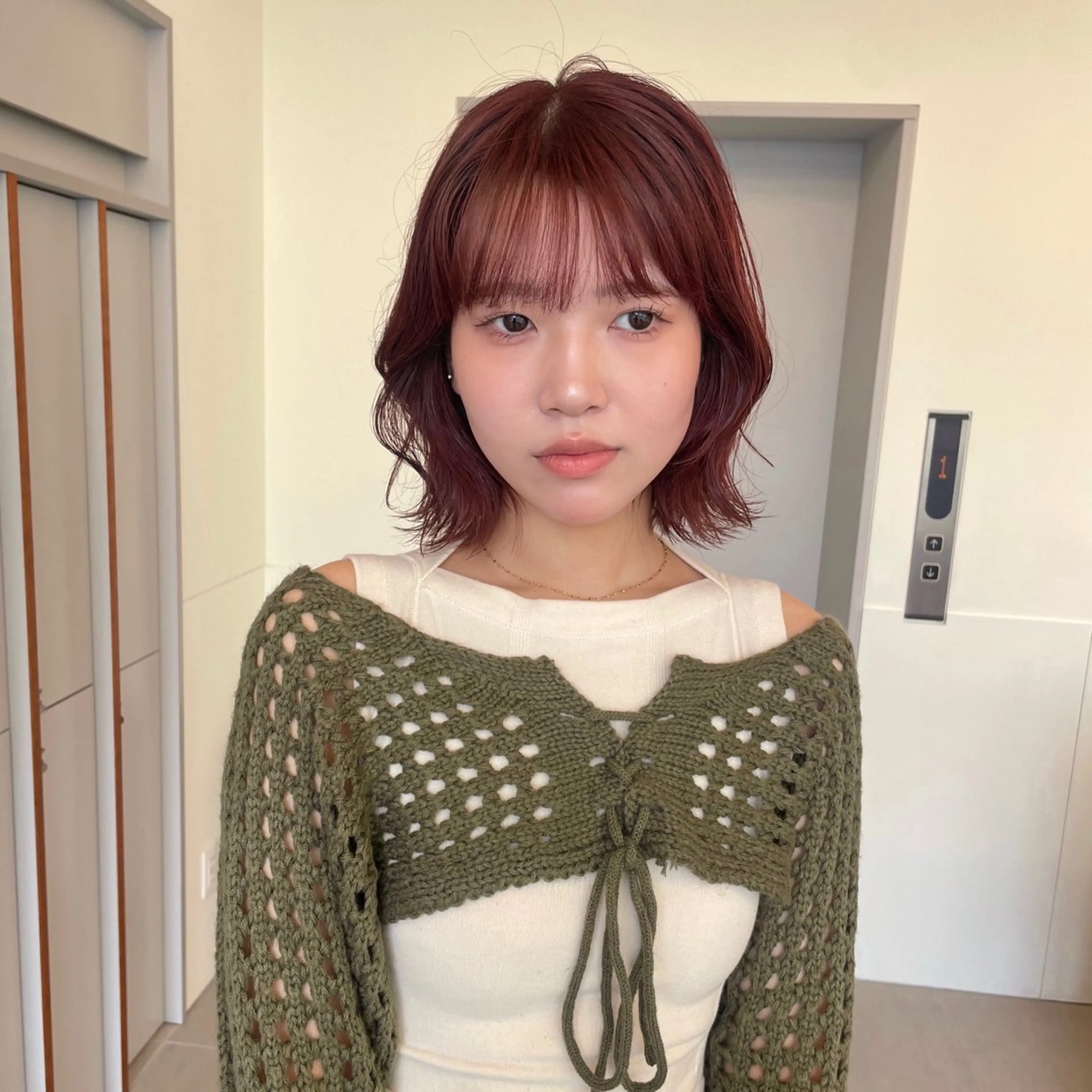 ショート カラー ベージュカラー ブリーチ ブラウンカラー 透明感カラー ダブルカラー ヘアカラー トリートメント ブリーチ/レイヤー 🌻Mutsumiのヘアスタイル