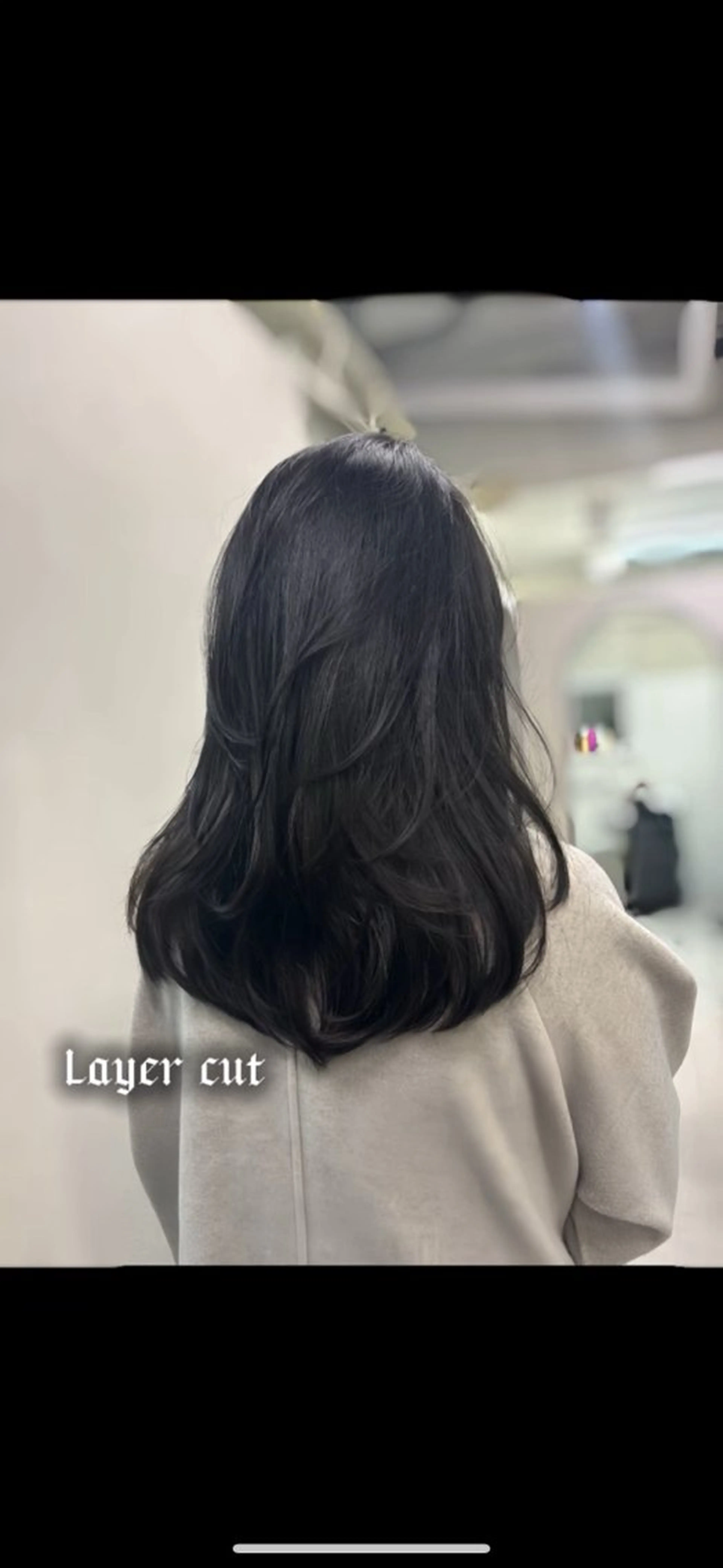 セミロング ヘアカラー トリートメント armony (明治神宮前店)所属・☪︎レイヤー/ウルフ /ハッシュ☪︎ にこのヘアスタイル