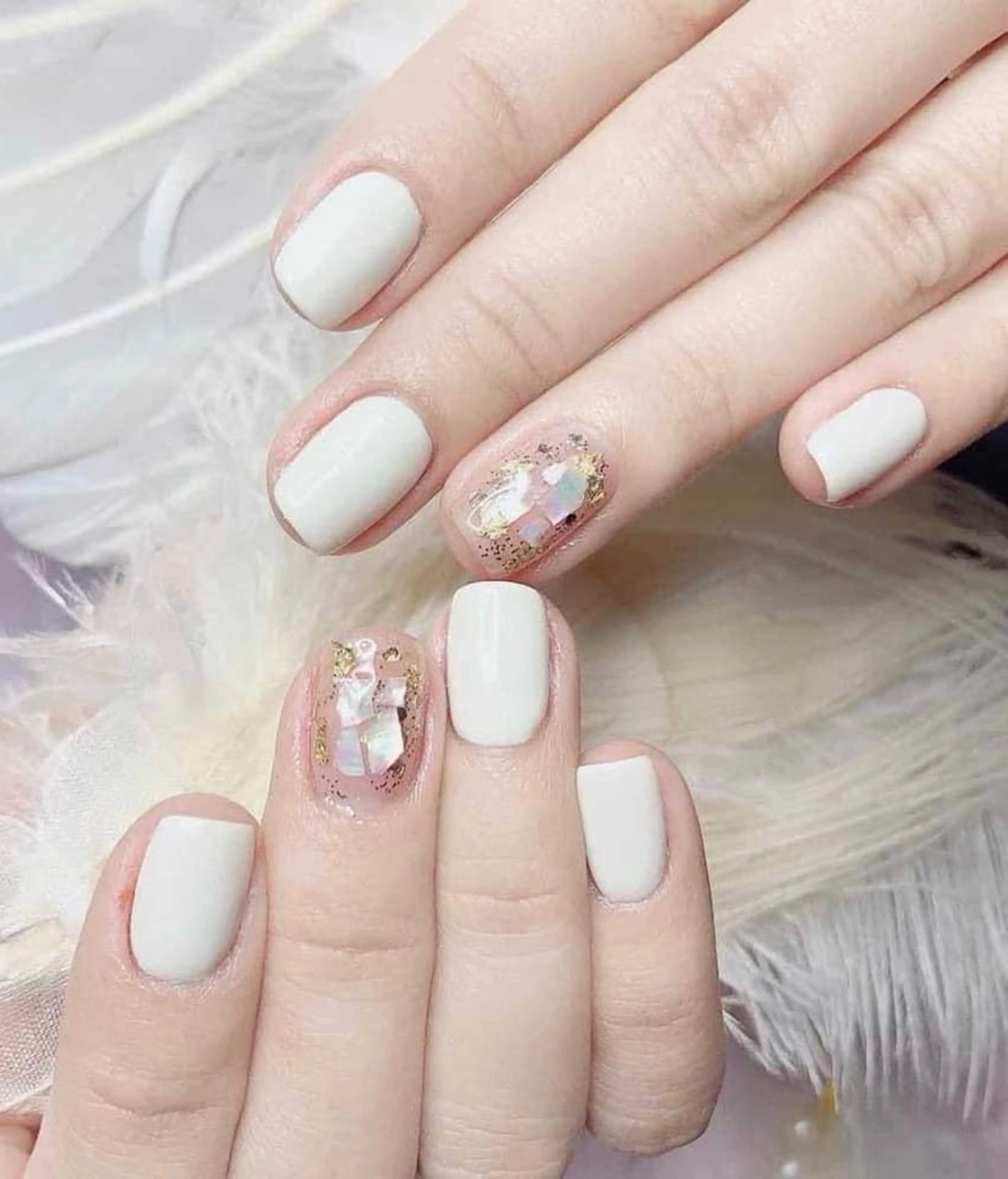 ネイル アートネイル 成人式 ジェルネイル ニュアンスネイル ネイルチップ Kora Nailのネイルデザイン