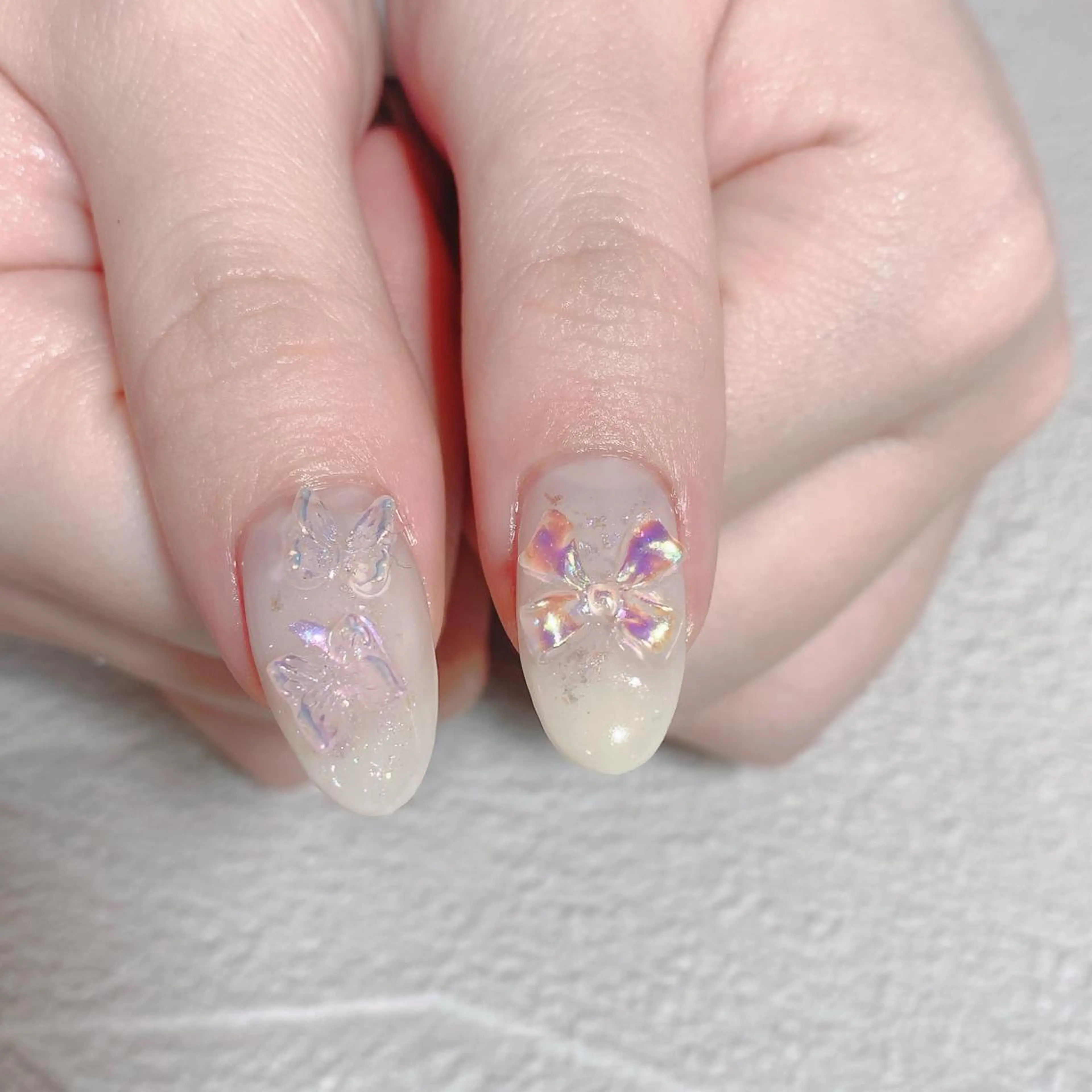 ネイル ワンホンネイル 大人キレイ 𝑁𝑖𝑥𝑖𝑠のネイルデザイン