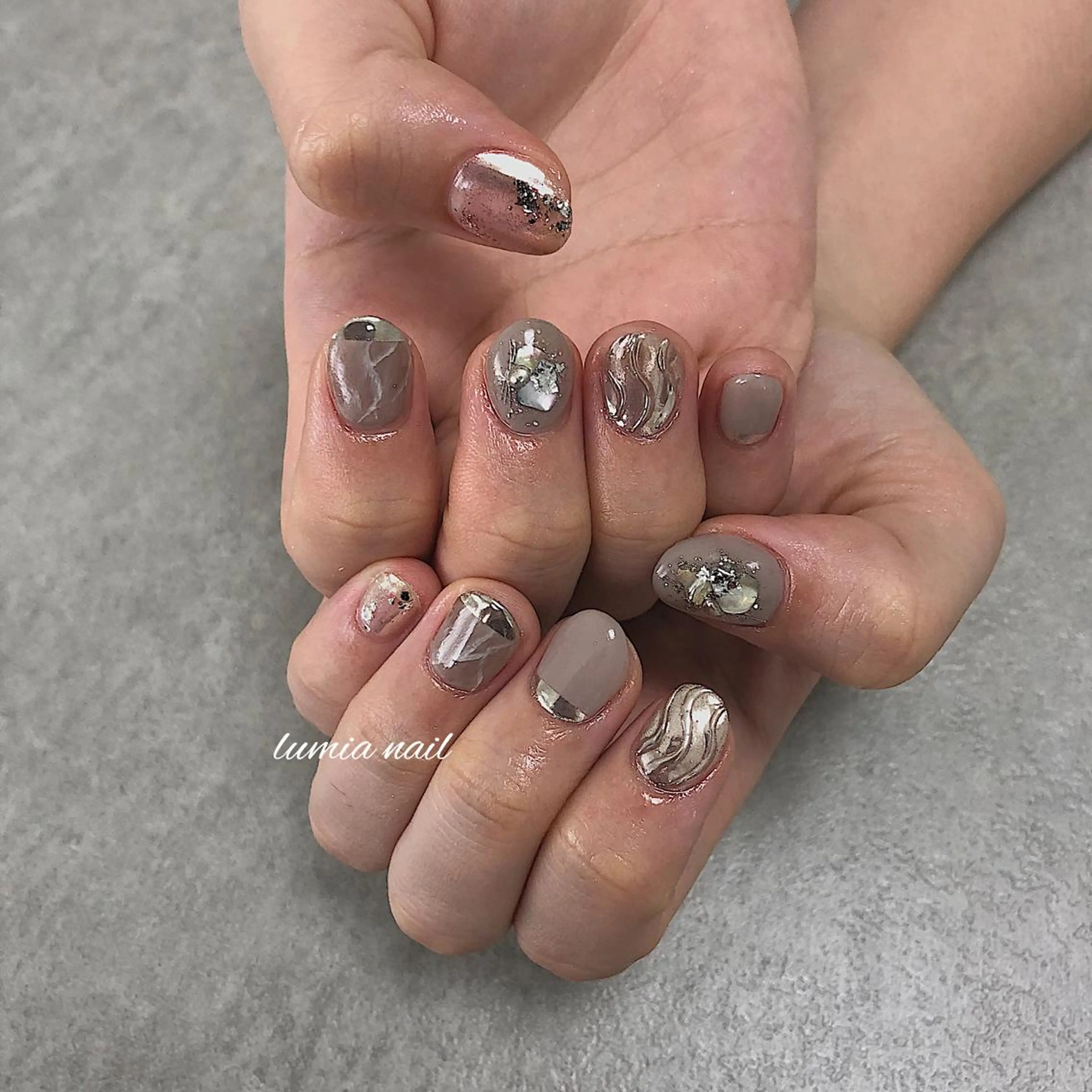 ネイル nail&eyelash Rine所属・Rine 放出 (リネ)のネイルデザイン