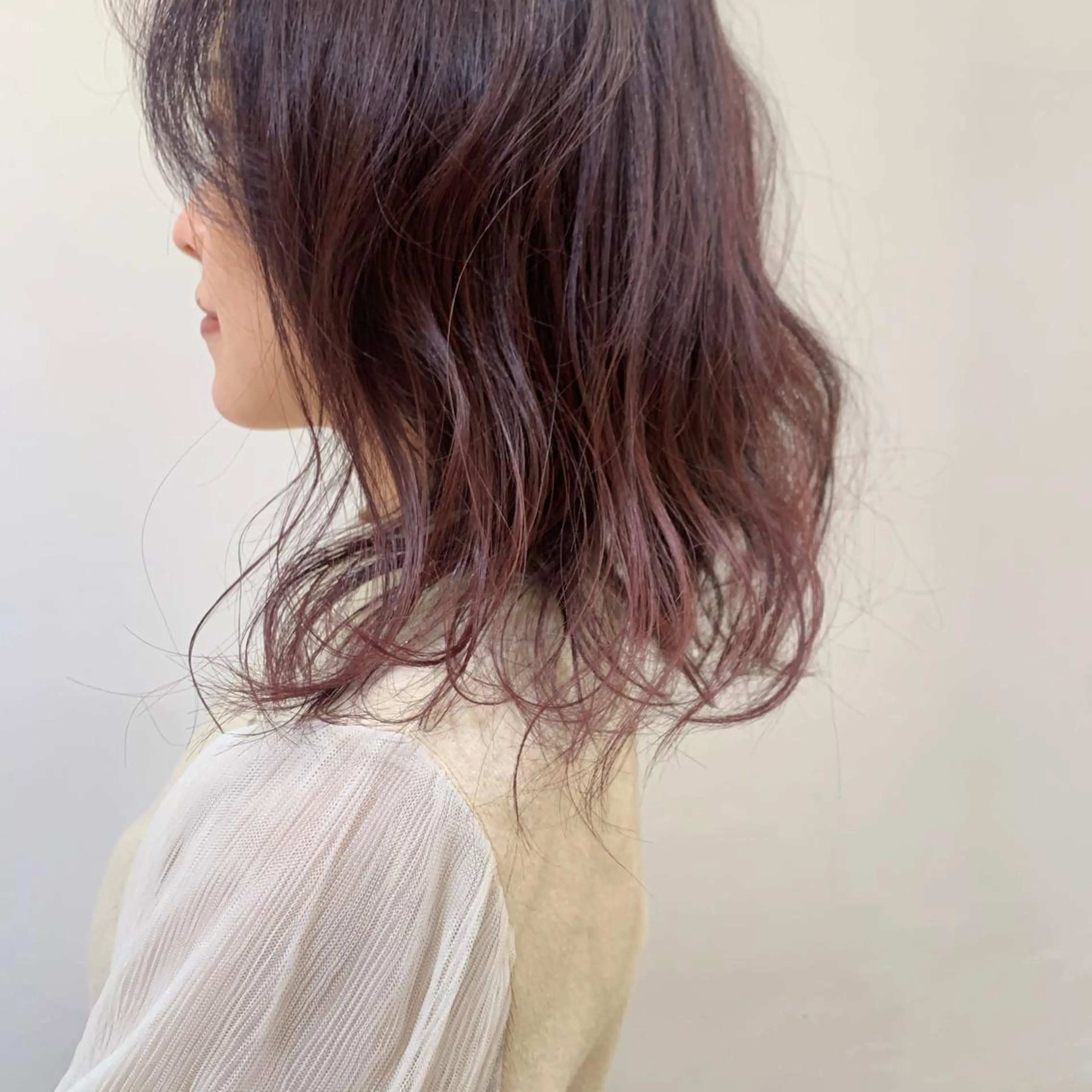 カラー ブラウンカラー ピンクカラー 🍊mai🍊 似合わせスタイル🌿のヘアスタイル