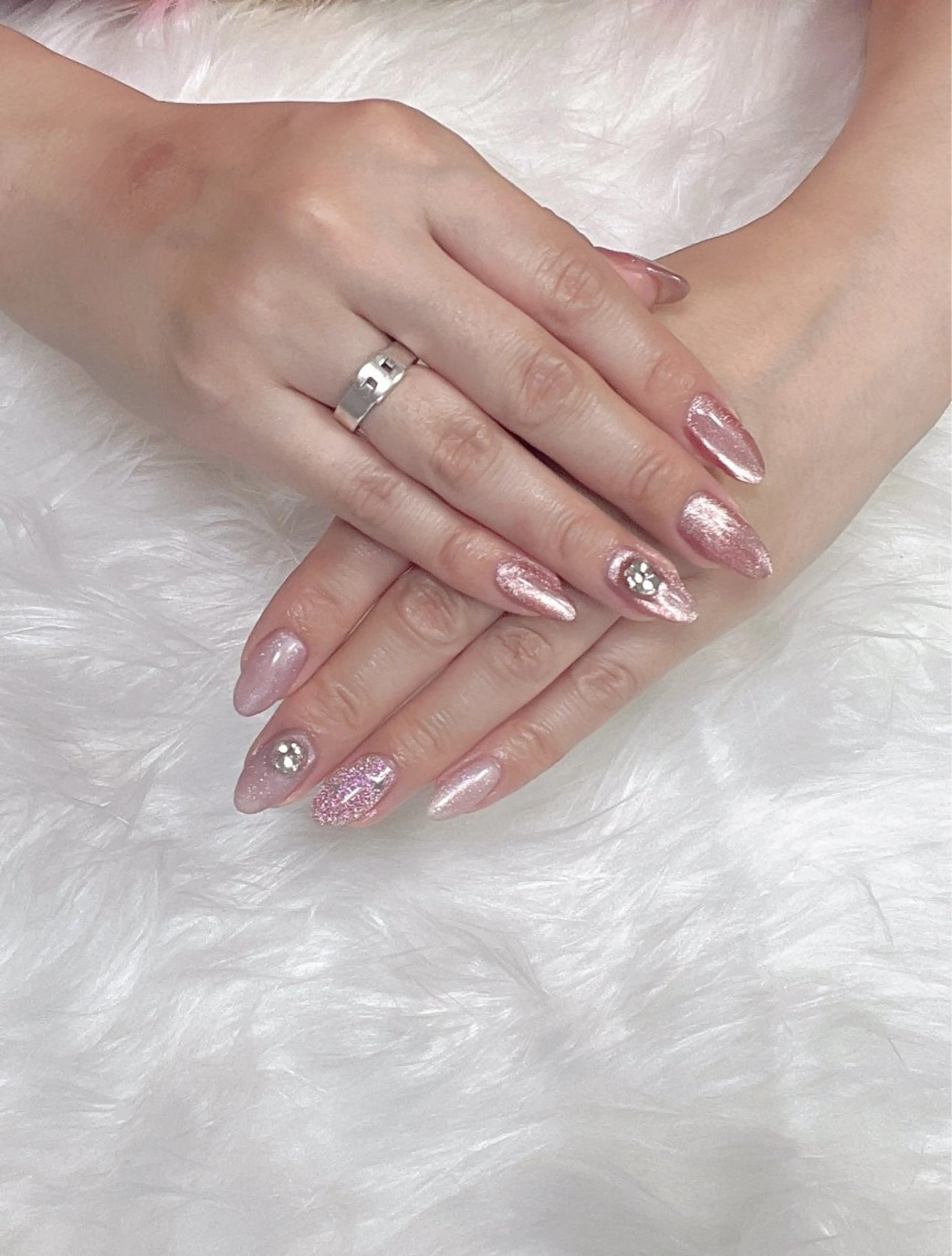 マグネット▫️フラッシュ▫️ミラーのワンカラー♥︎︎の写真