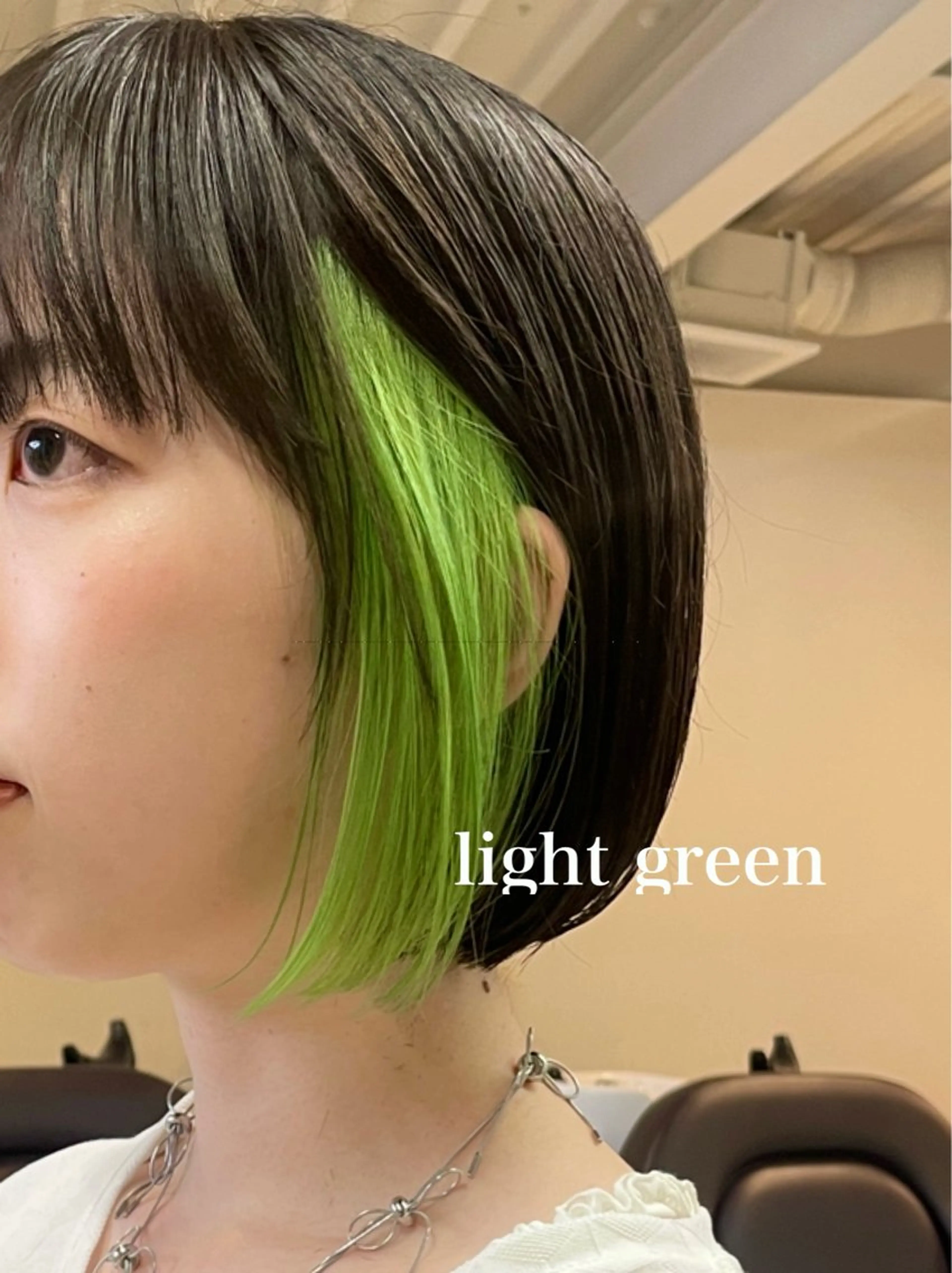 🫧韓国風イヤリングカラー＋カット🫧初回半額💎トリートメントで艶髪に🌙ケアブリーチ追加で＋2400円の写真