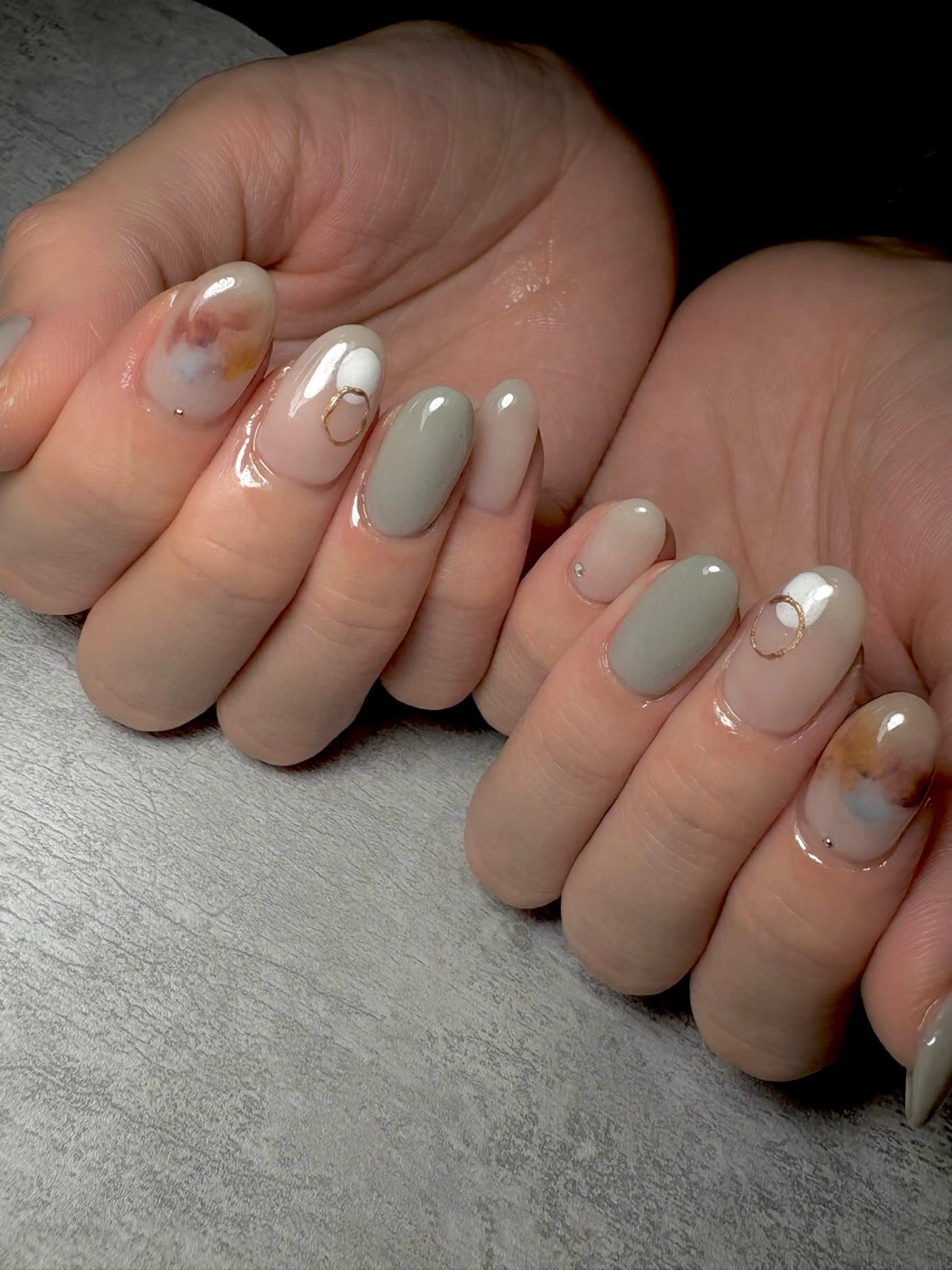 ネイル 持ち込み ニュアンスネイル BEAUTY GARDEN 【nail salon unseul】所属・nana .のネイルデザイン