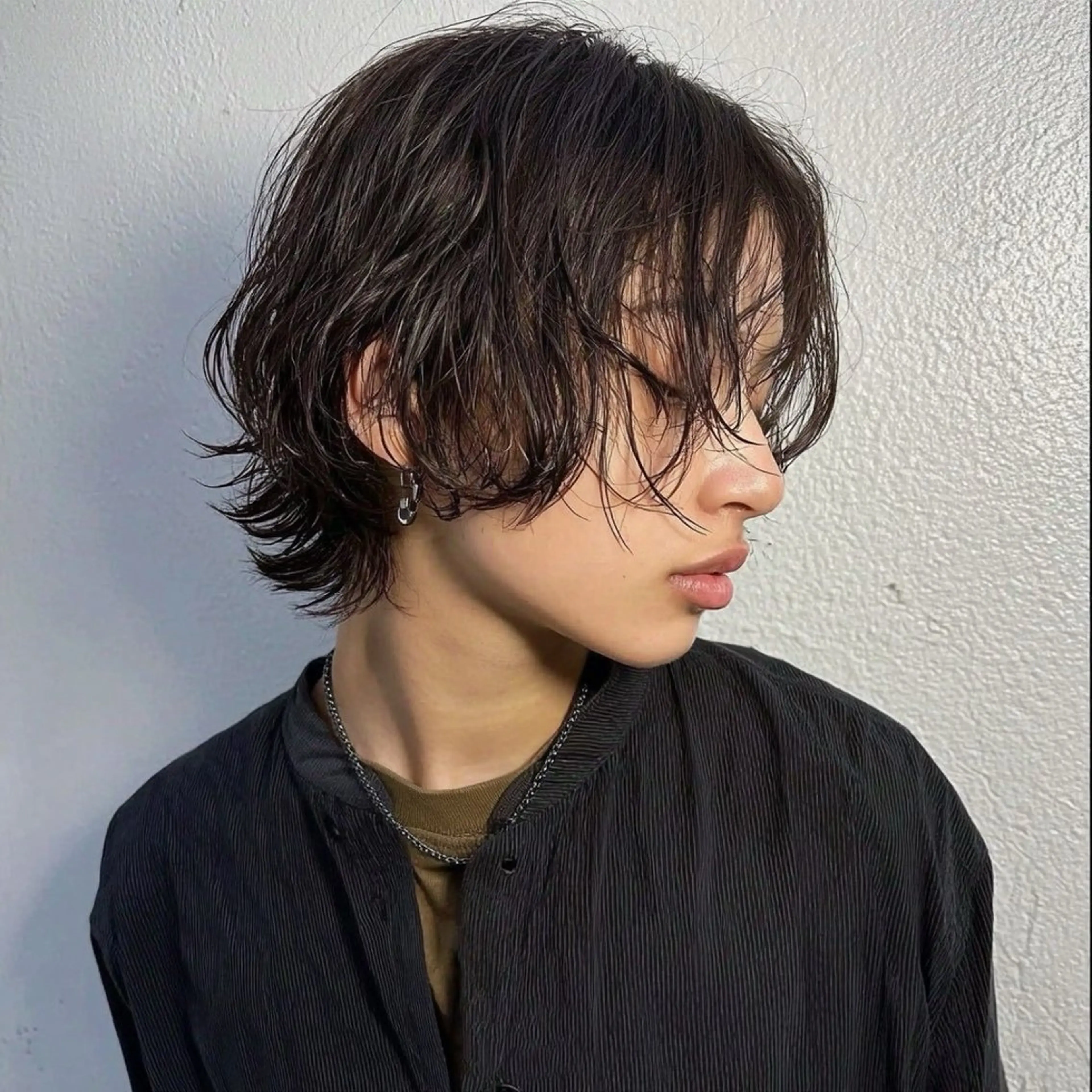 パーマ RIN パーマ/暖色カラーのヘアスタイル