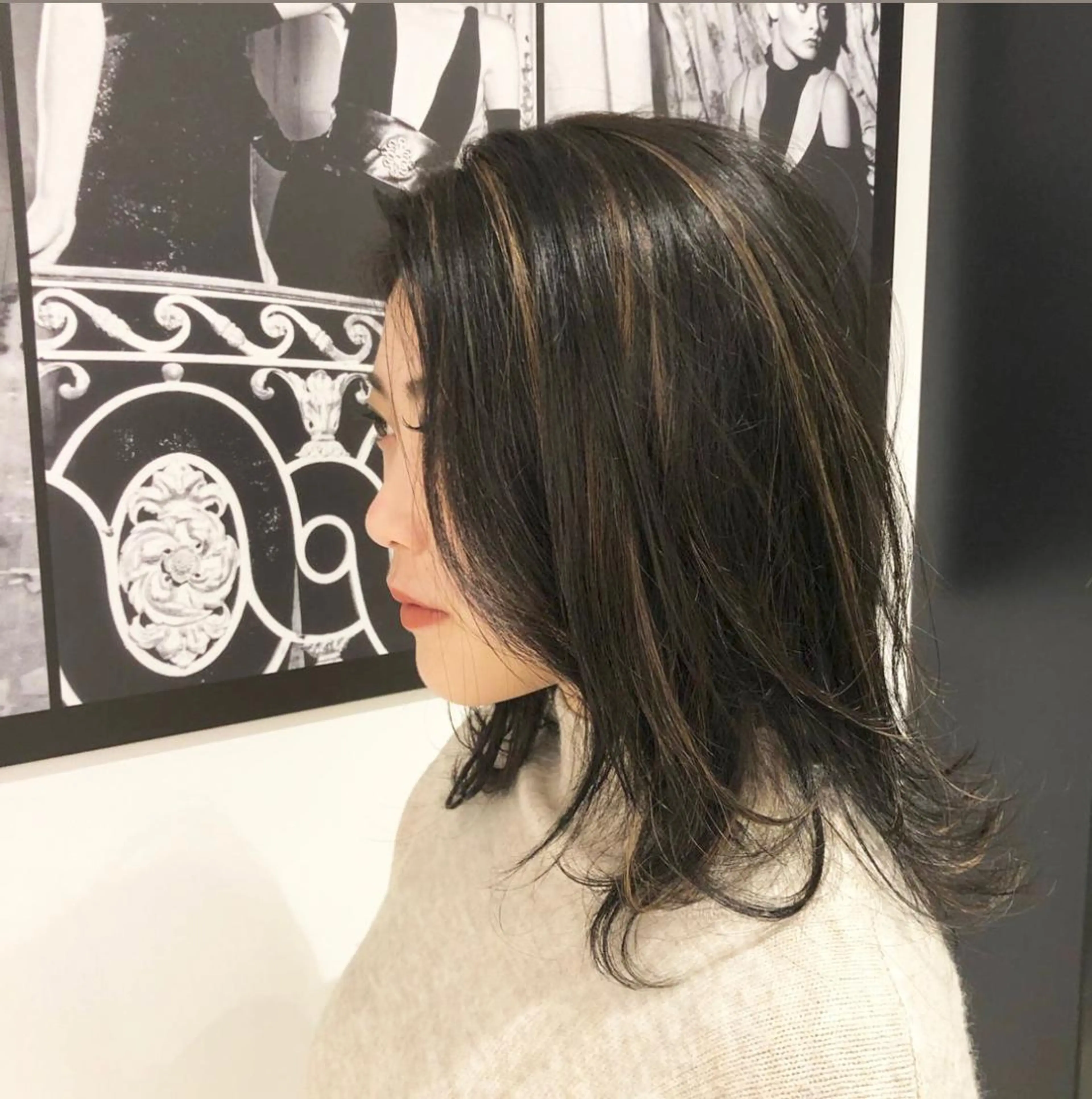 カラー ハイライトカラー ルームスつかしん店所属・宮村 勇希のヘアスタイル