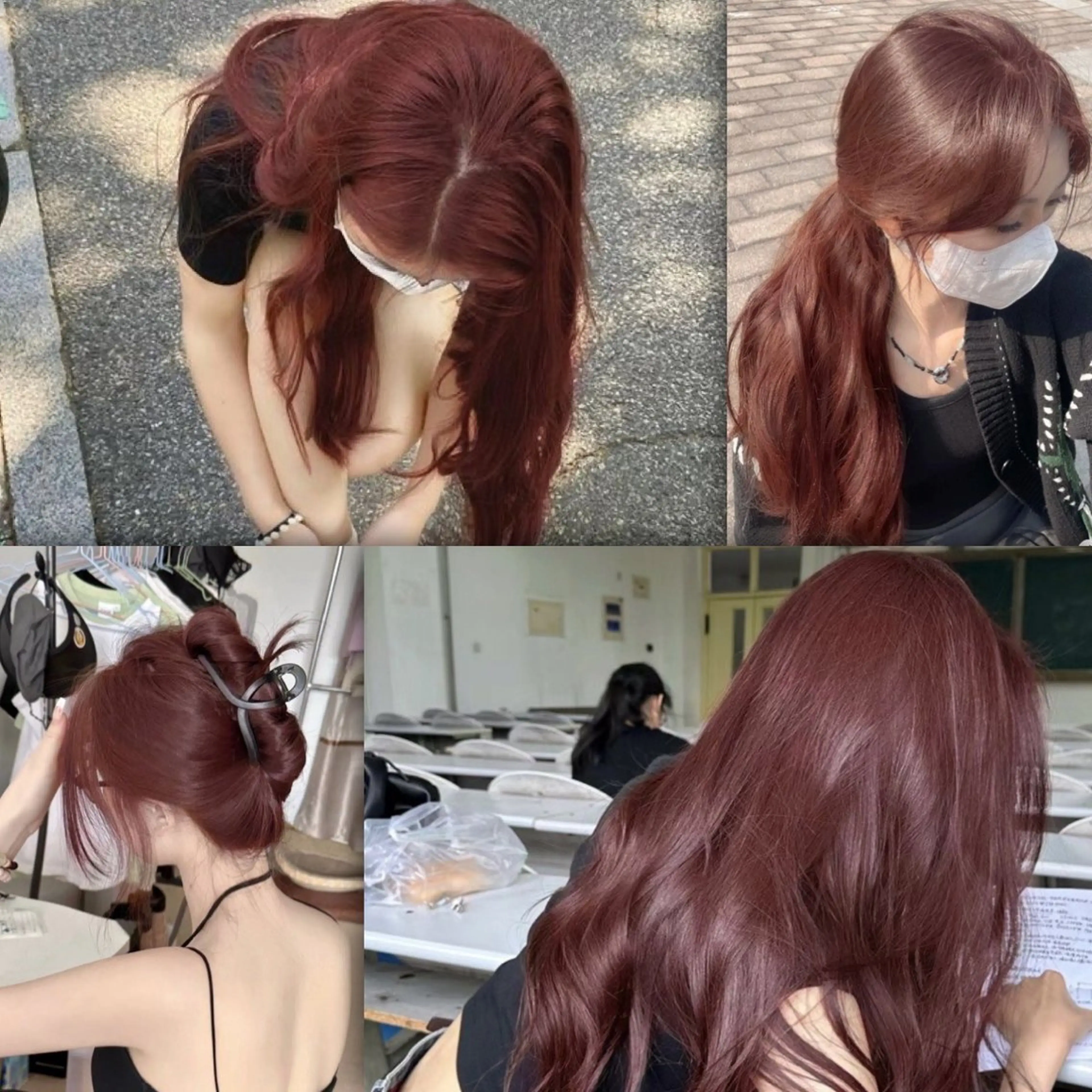 ロング カラー ヘアアレンジ ヘアカラー ブリーチなしの達人 🇰🇷KAITOのヘアスタイル