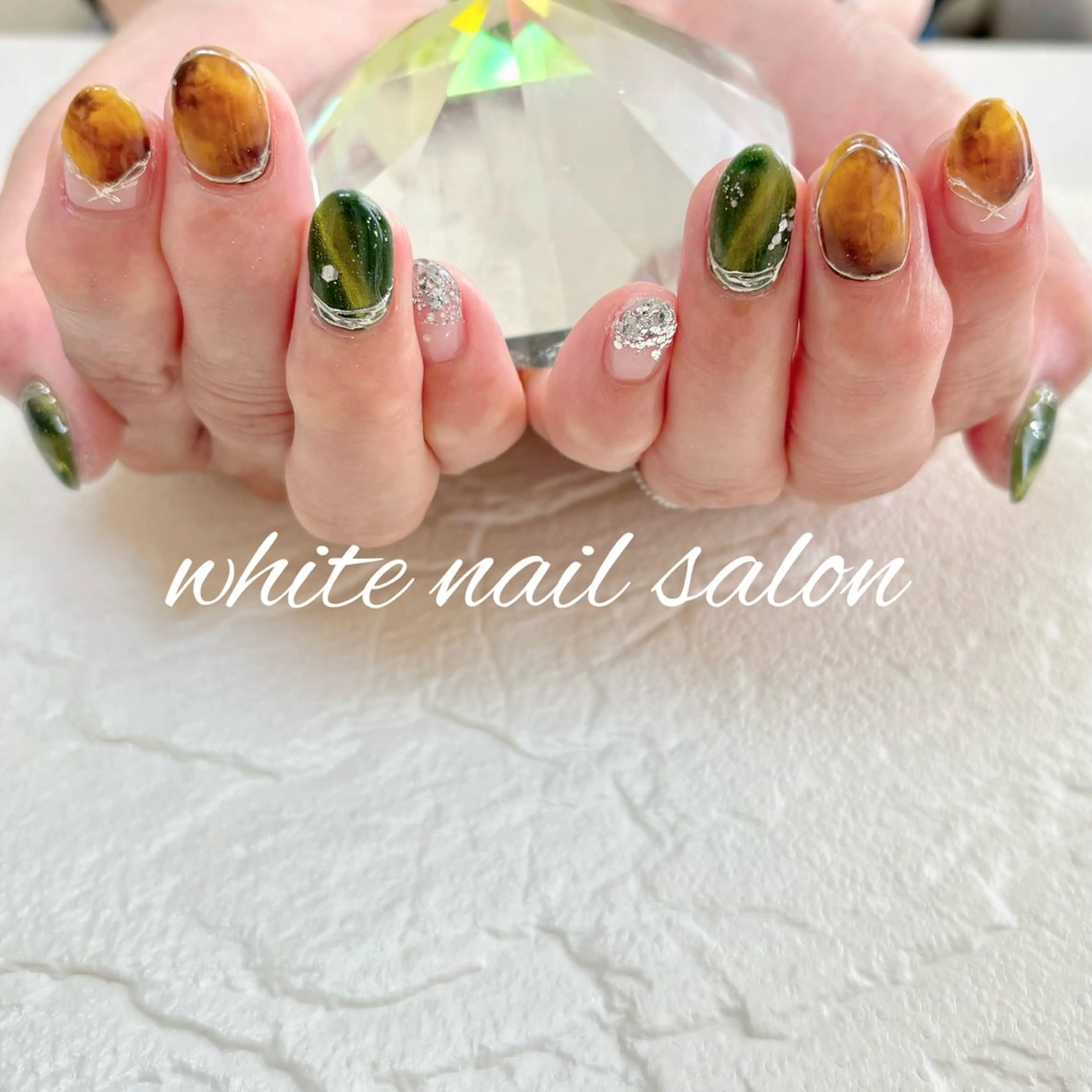 ネイル フットネイル ハンドネイル white nail salonのネイルデザイン