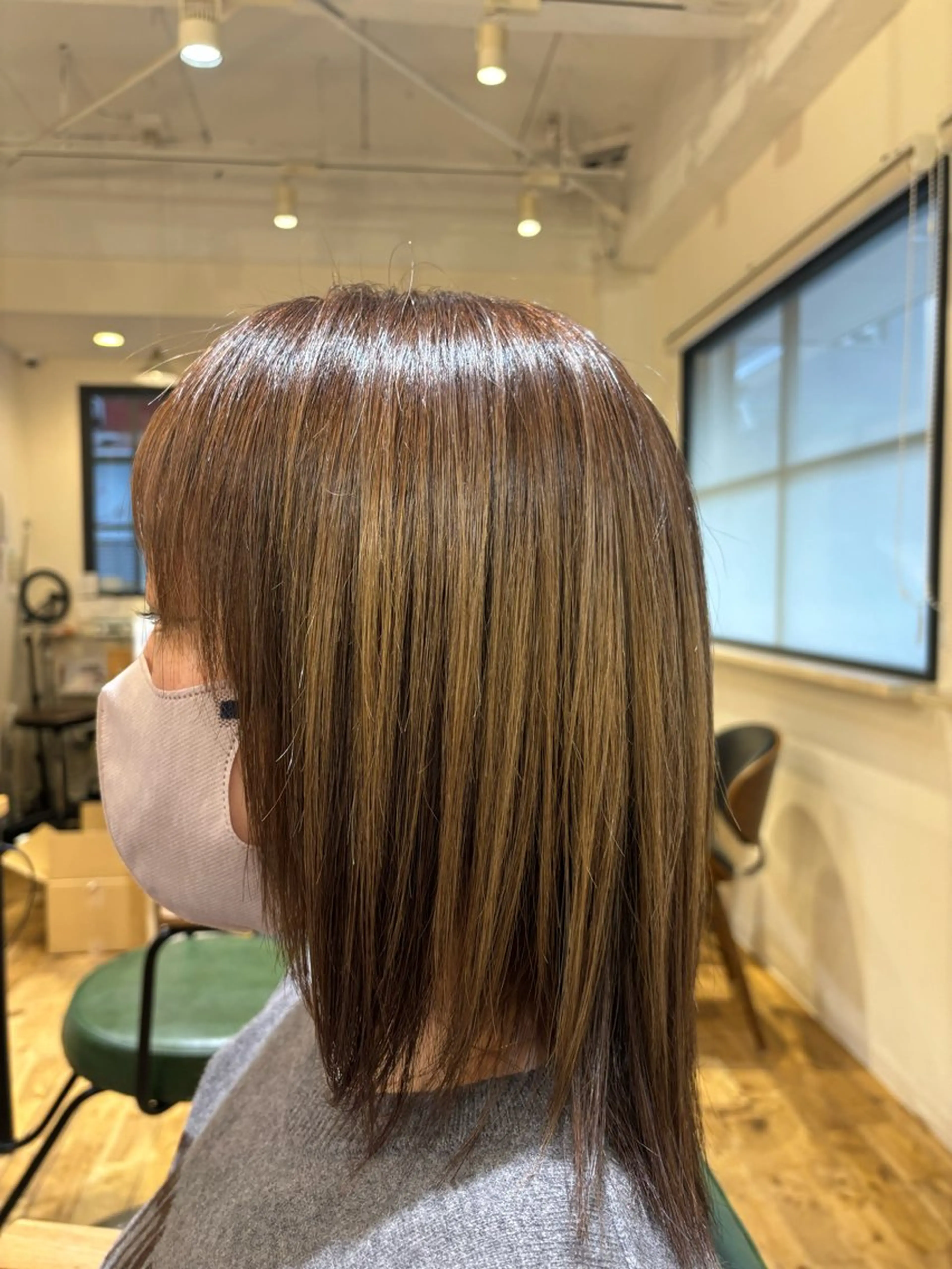 カラー 艶カラー🫧 推しカラー🧸楽歌のヘアスタイル