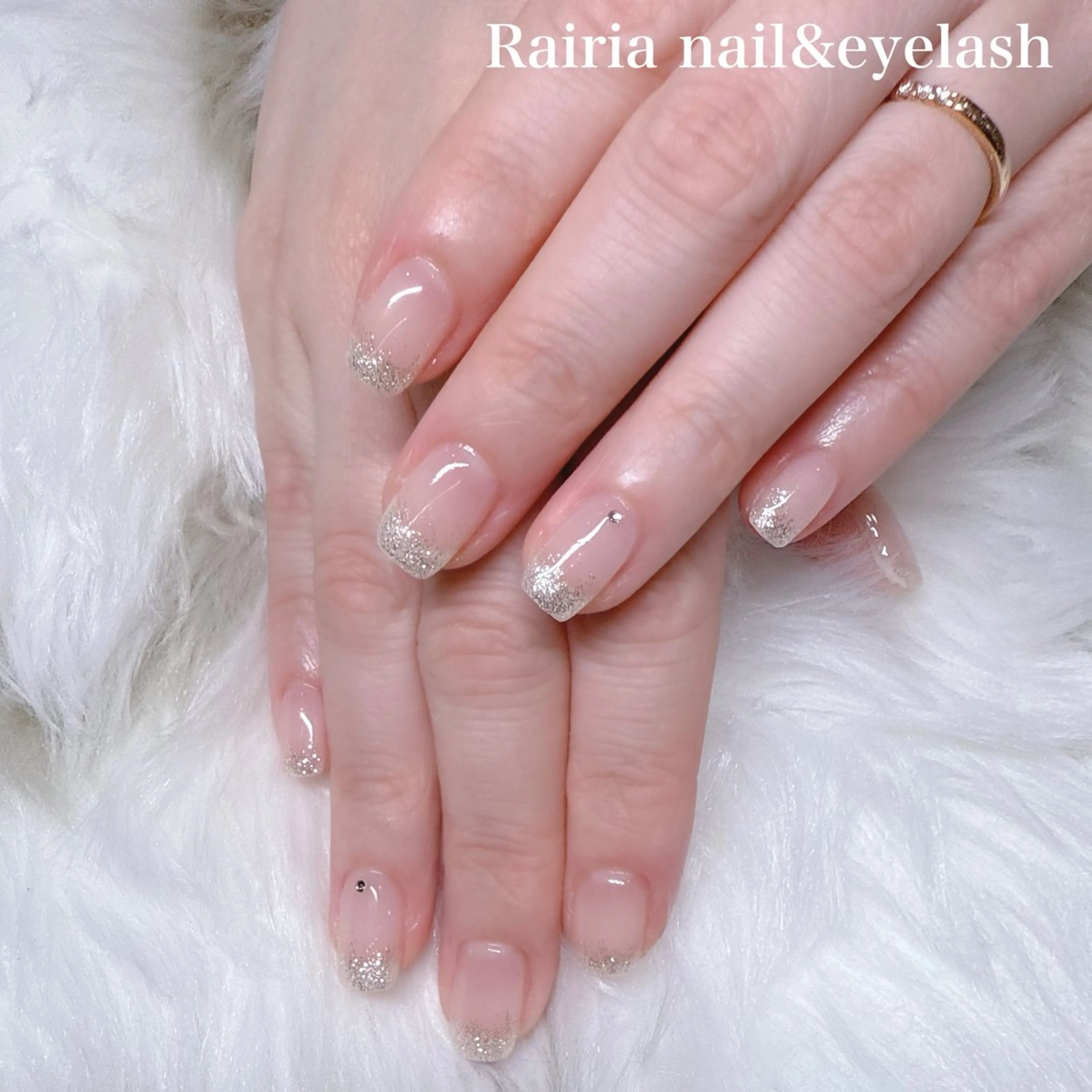 ネイル シンプルネイル Rairia   nail所属・屋敷 理奈のネイルデザイン