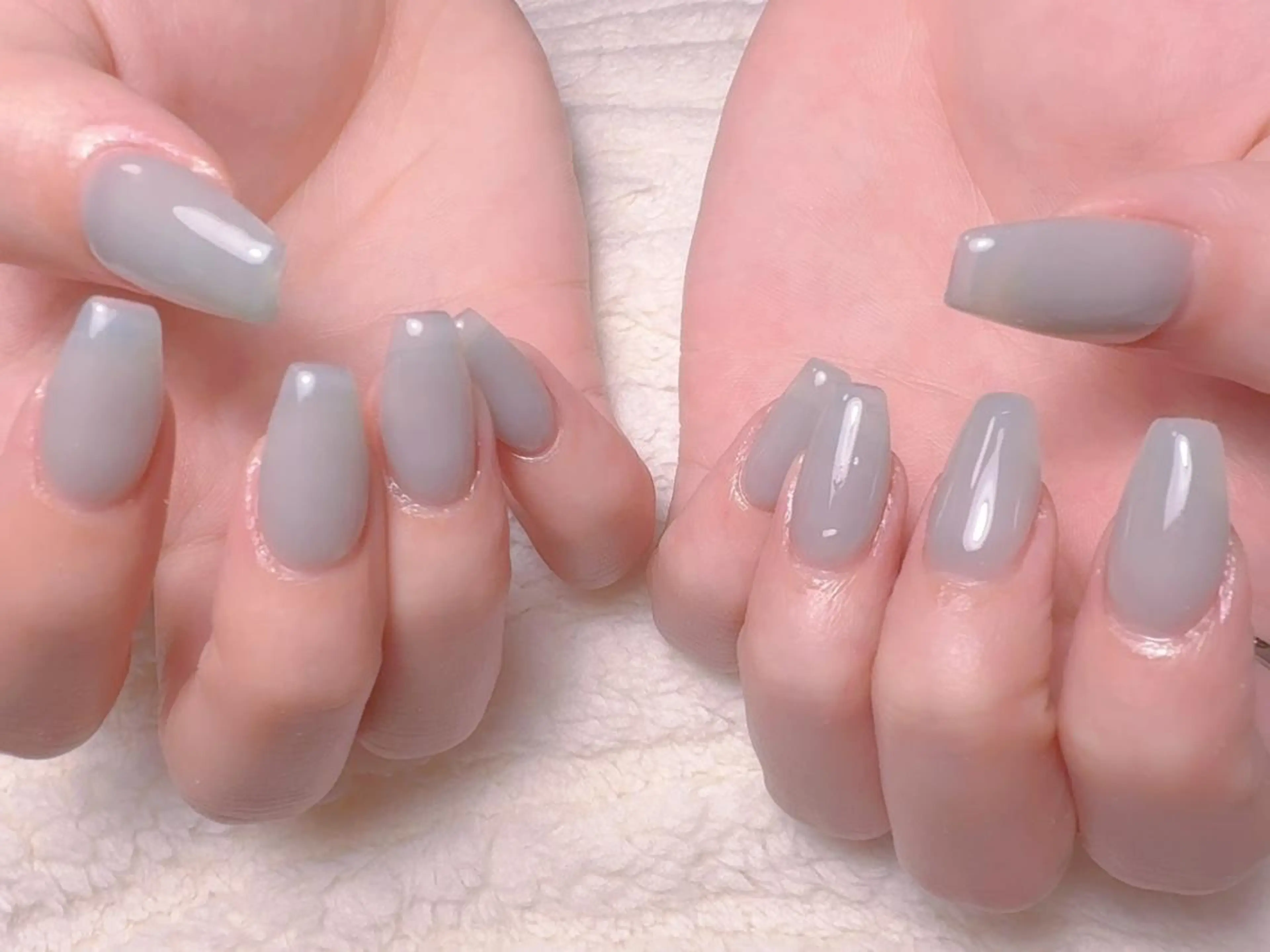 ネイル ワンカラーネイル ネイルチップ ハンドネイル cat‘s nail🐈⬛のネイルデザイン