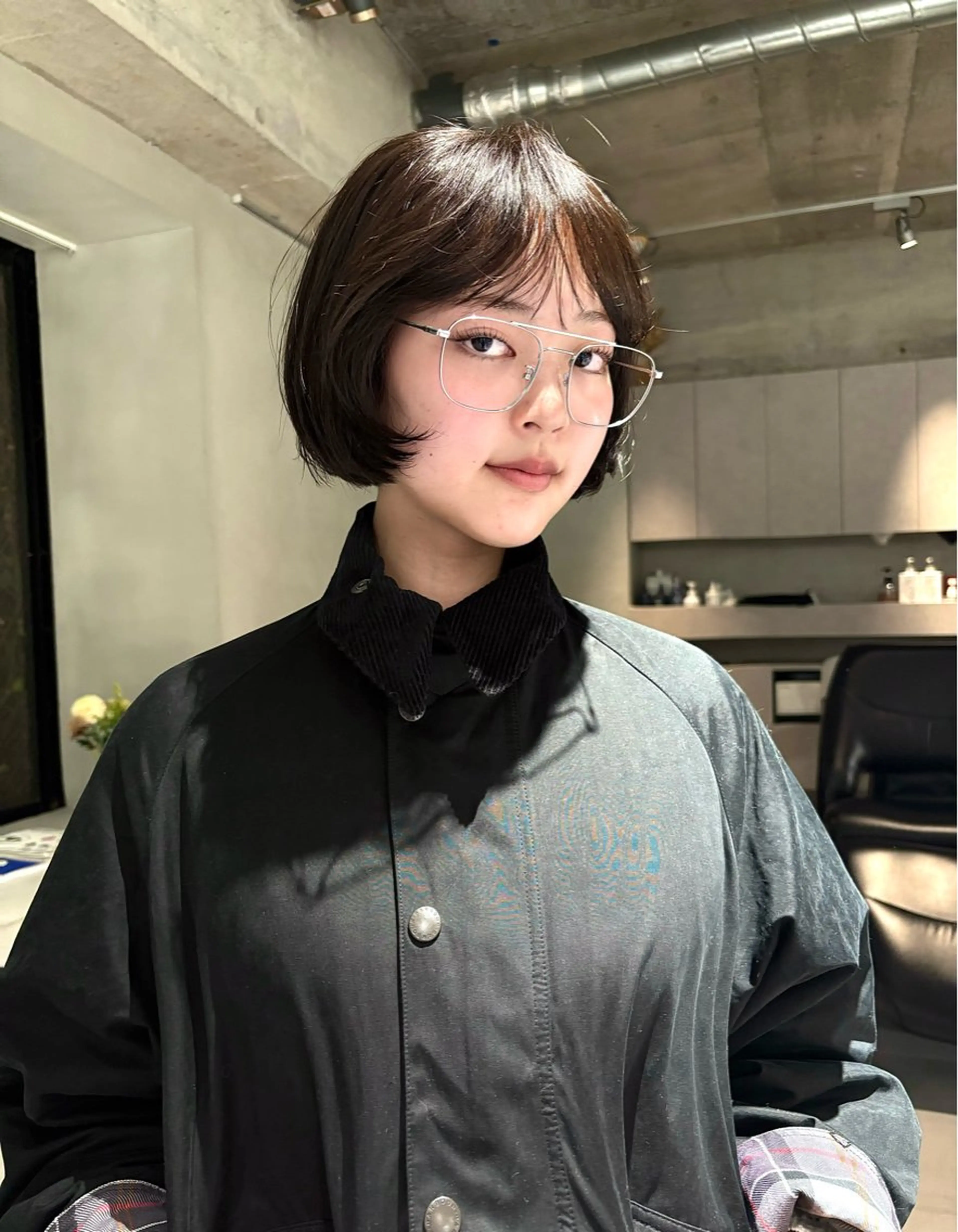 ショート カット ヘアカラー FILMS 綾菜のヘアスタイル