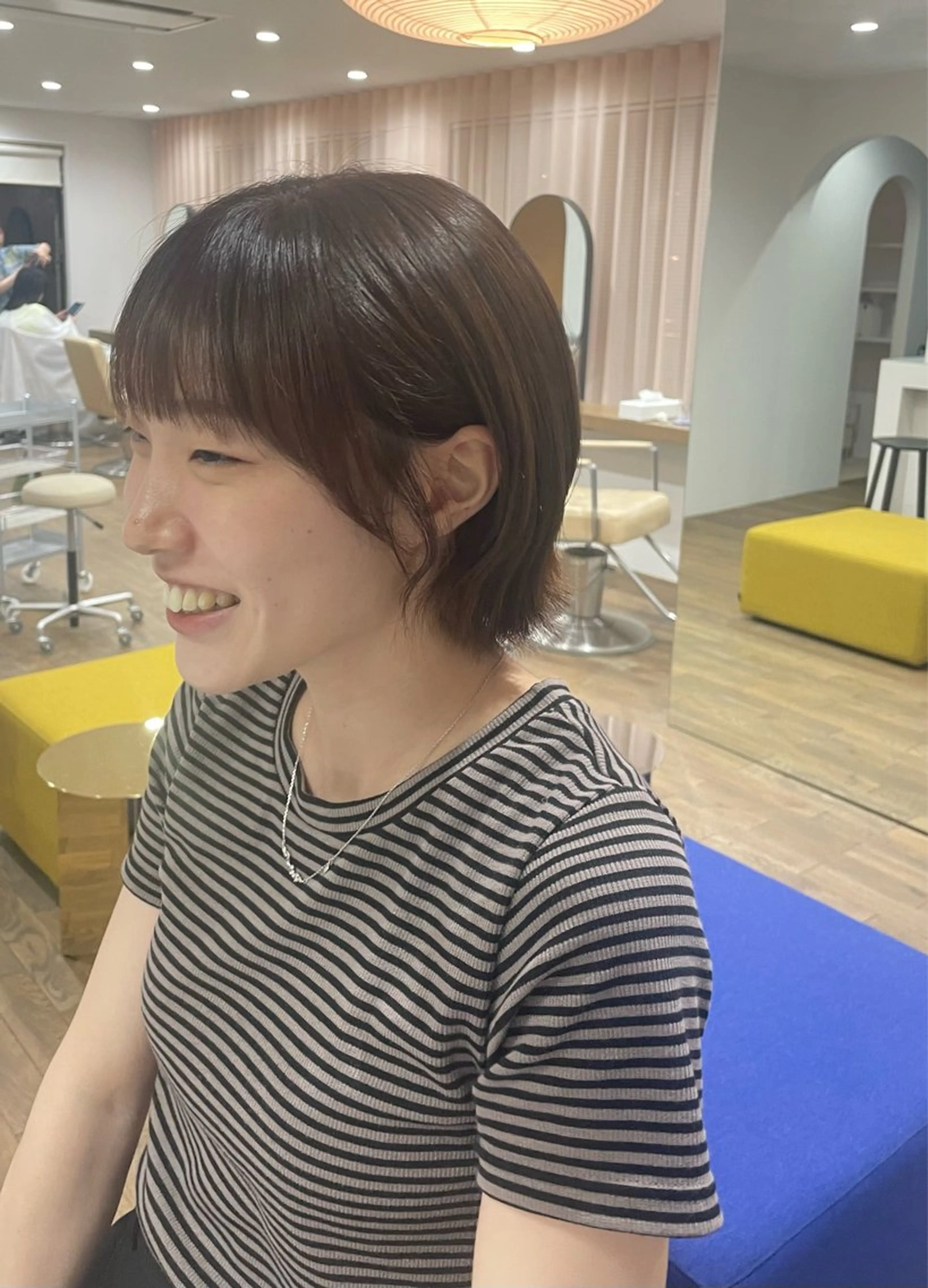 ショート カラー ヘアカラー トリートメント lutz／ MIONのヘアスタイル