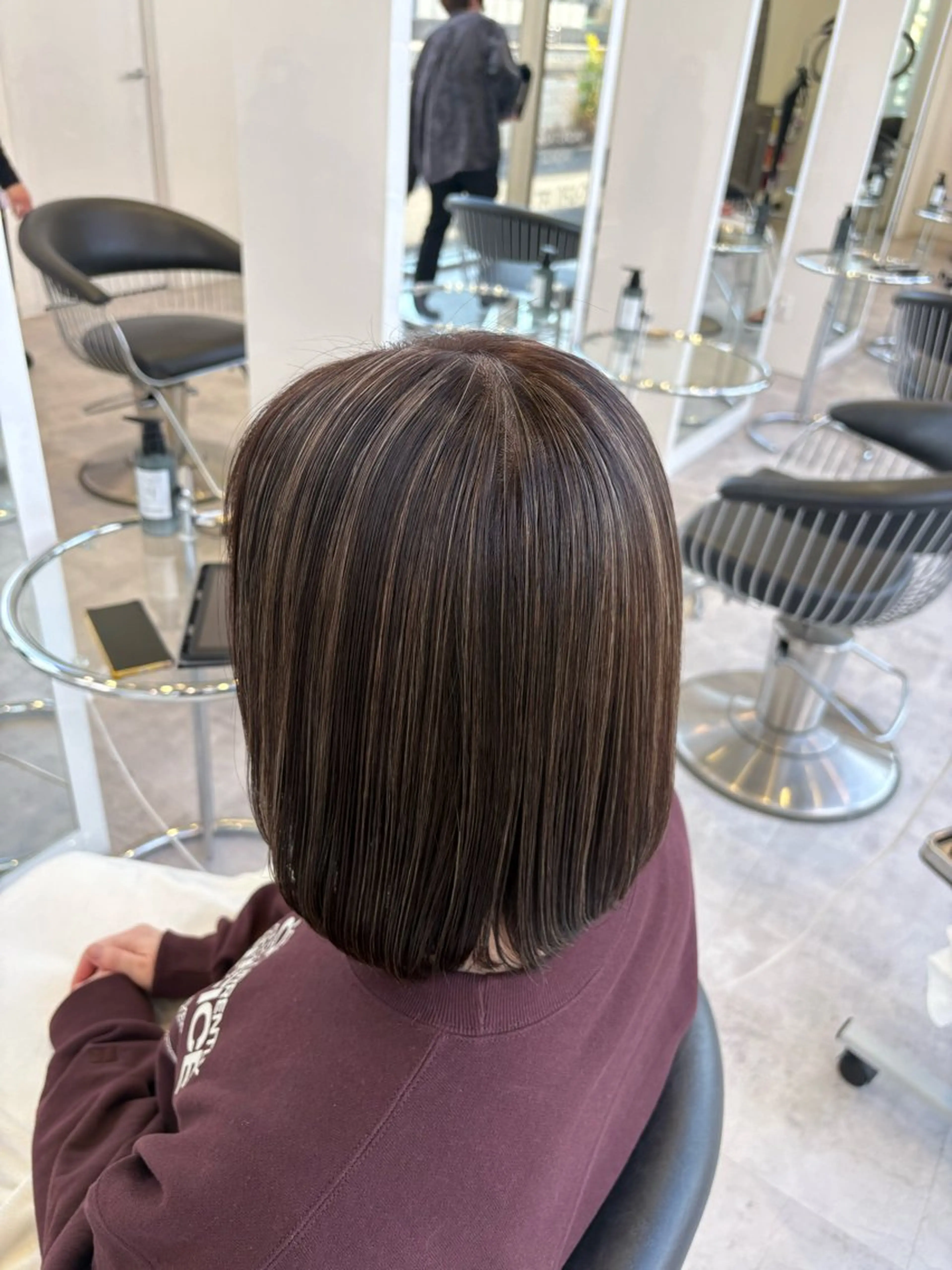 ミディアム カラー ヘアカラー トリートメント TopStyleSHIZUOKA所属・村尾咲季斗 髪質改善/縮毛矯正のヘアスタイル