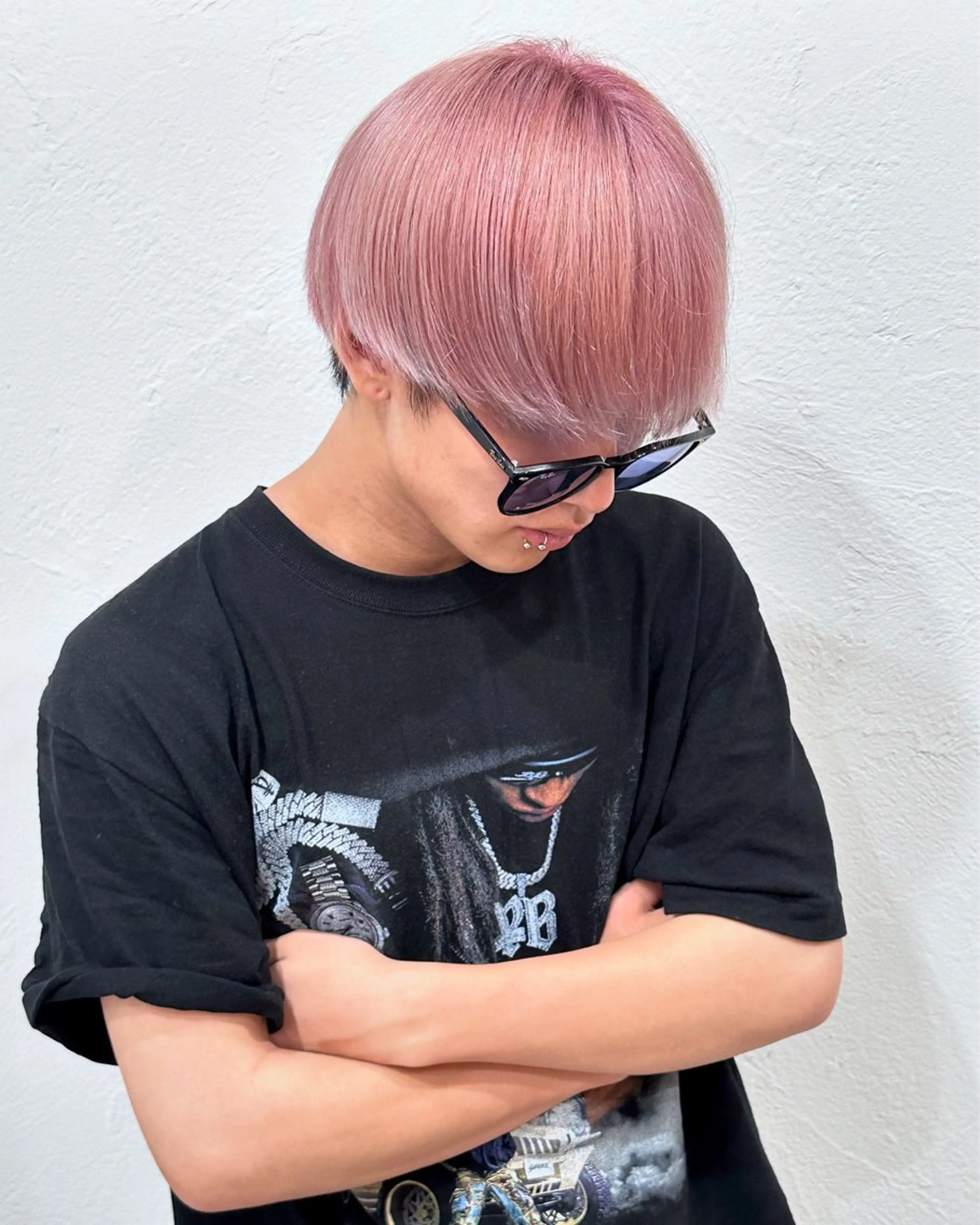 【憧れの高明度カラーに✨✨】トリプルカラー（ブリーチ+ブリーチ+オンカラー）+シャンプーブロー（ケアブリーチ込）の写真