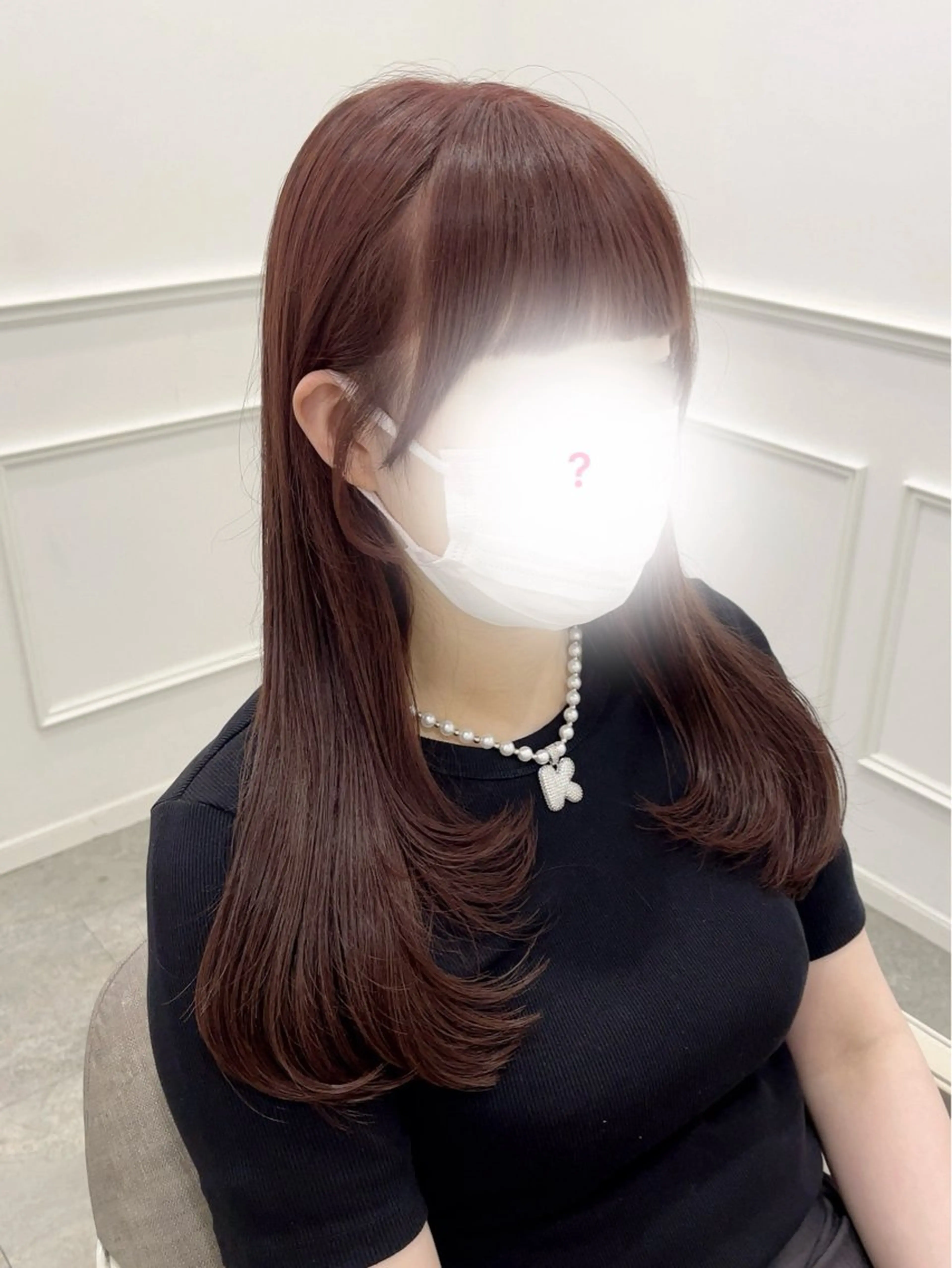 ロング カラー 新井 凪のヘアスタイル
