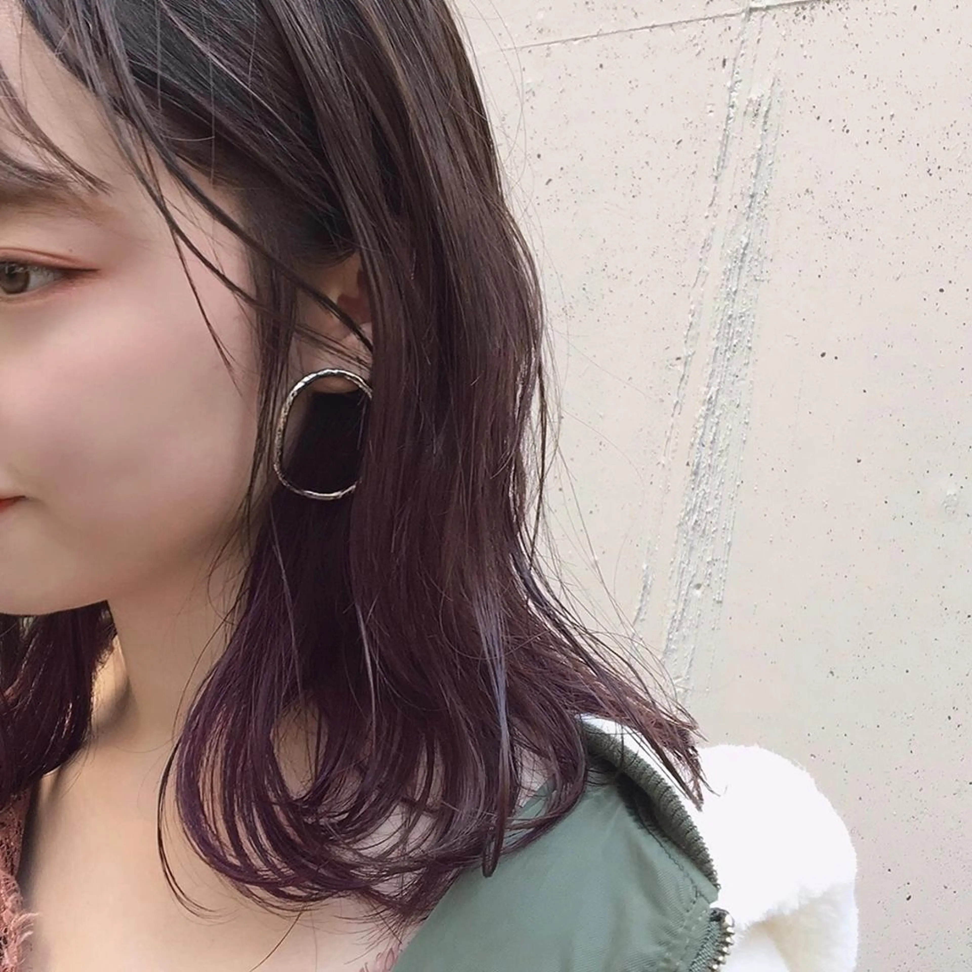 カラー ブリーチ インナーカラー ブリーチなしカラー ミキ stylistのヘアスタイル