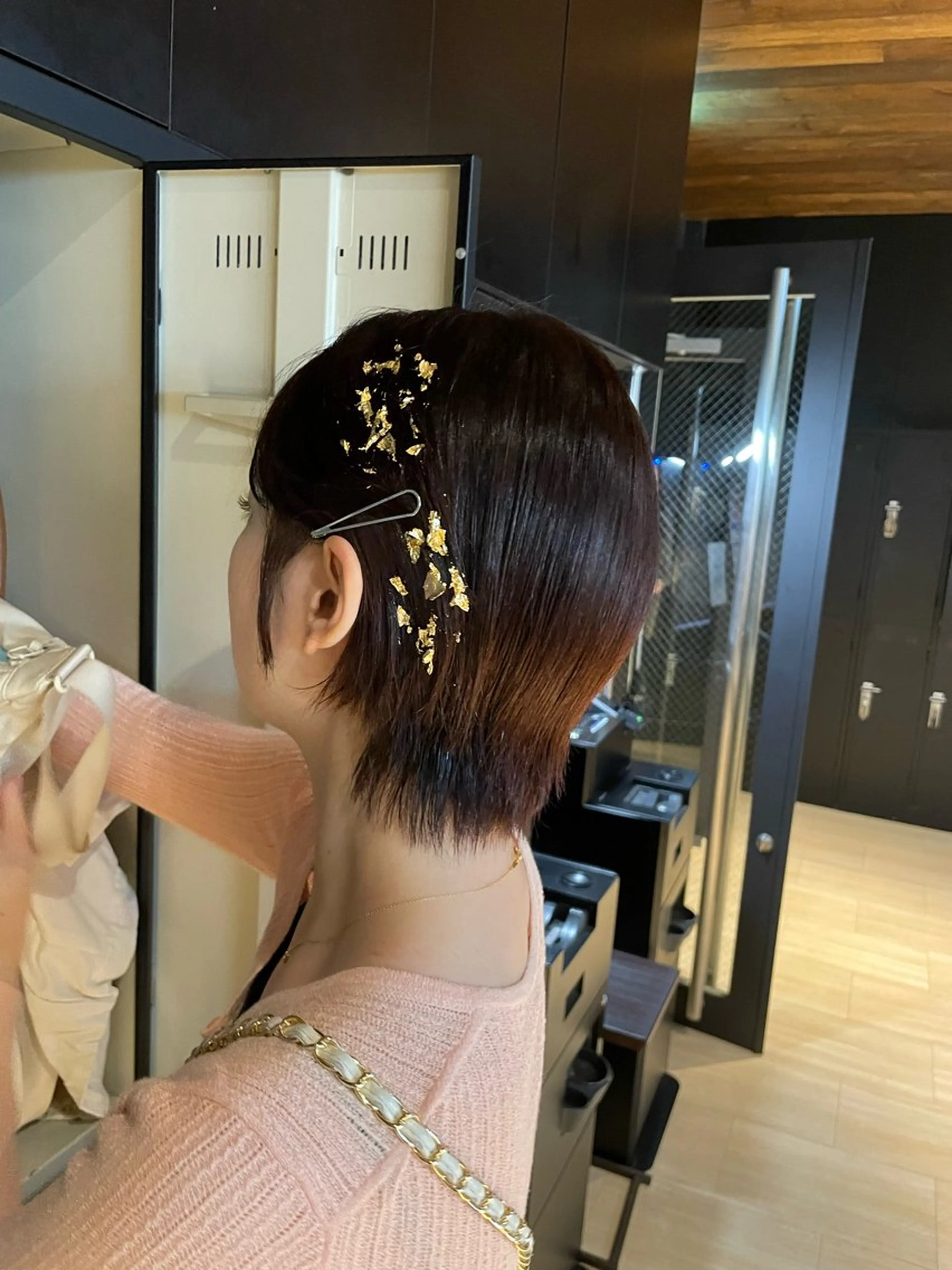 ショート ヘアセット 艶カラー/アレンジ/ はまぐちうみのヘアスタイル