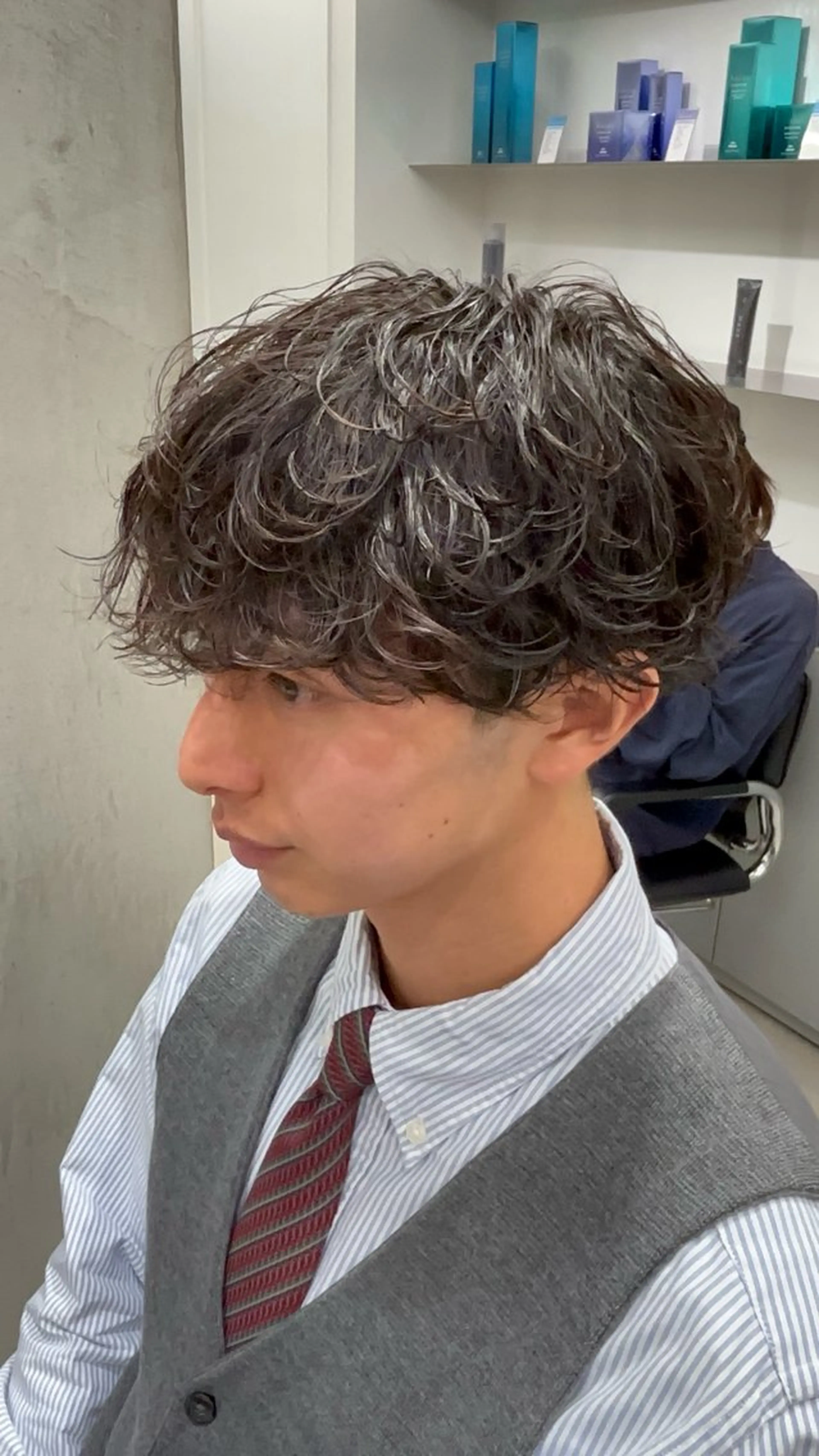 パーマ メンズ カット パーマ 名古屋メンズパーマ /松井生のヘアスタイル