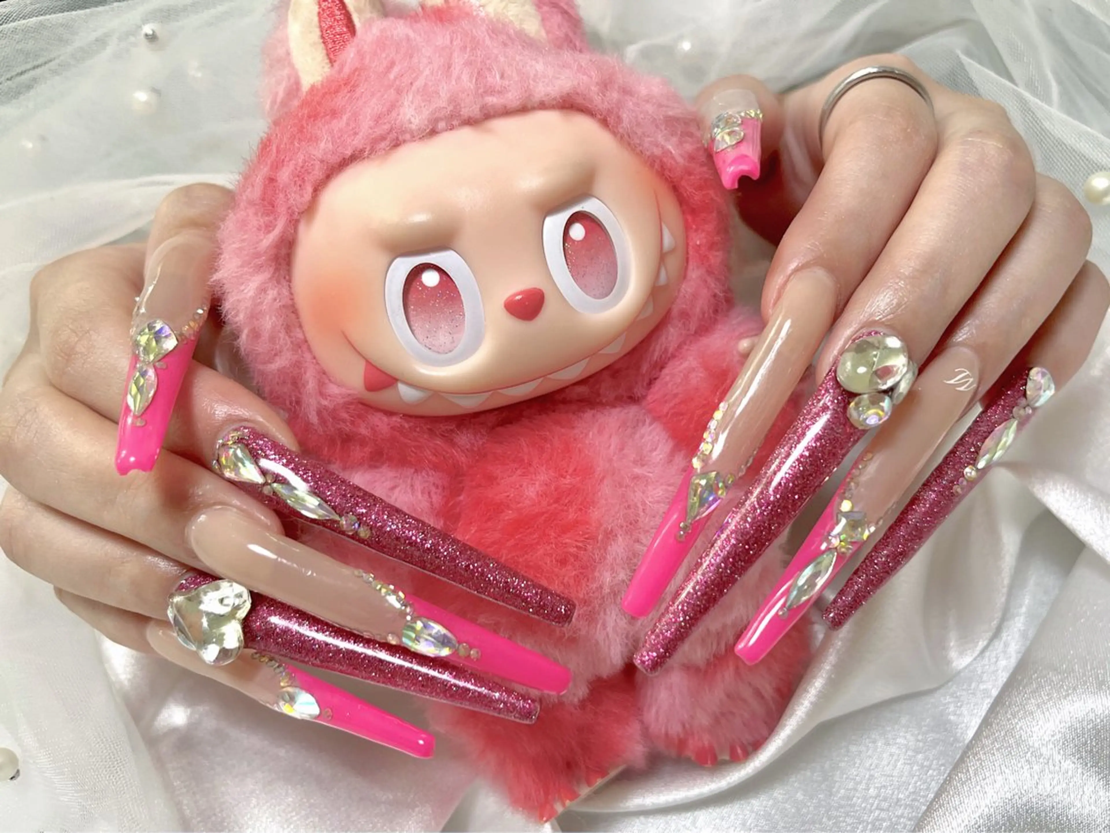 ネイル ロングネイル スカルプネイル ハンドネイル haruka joieangeのネイルデザイン