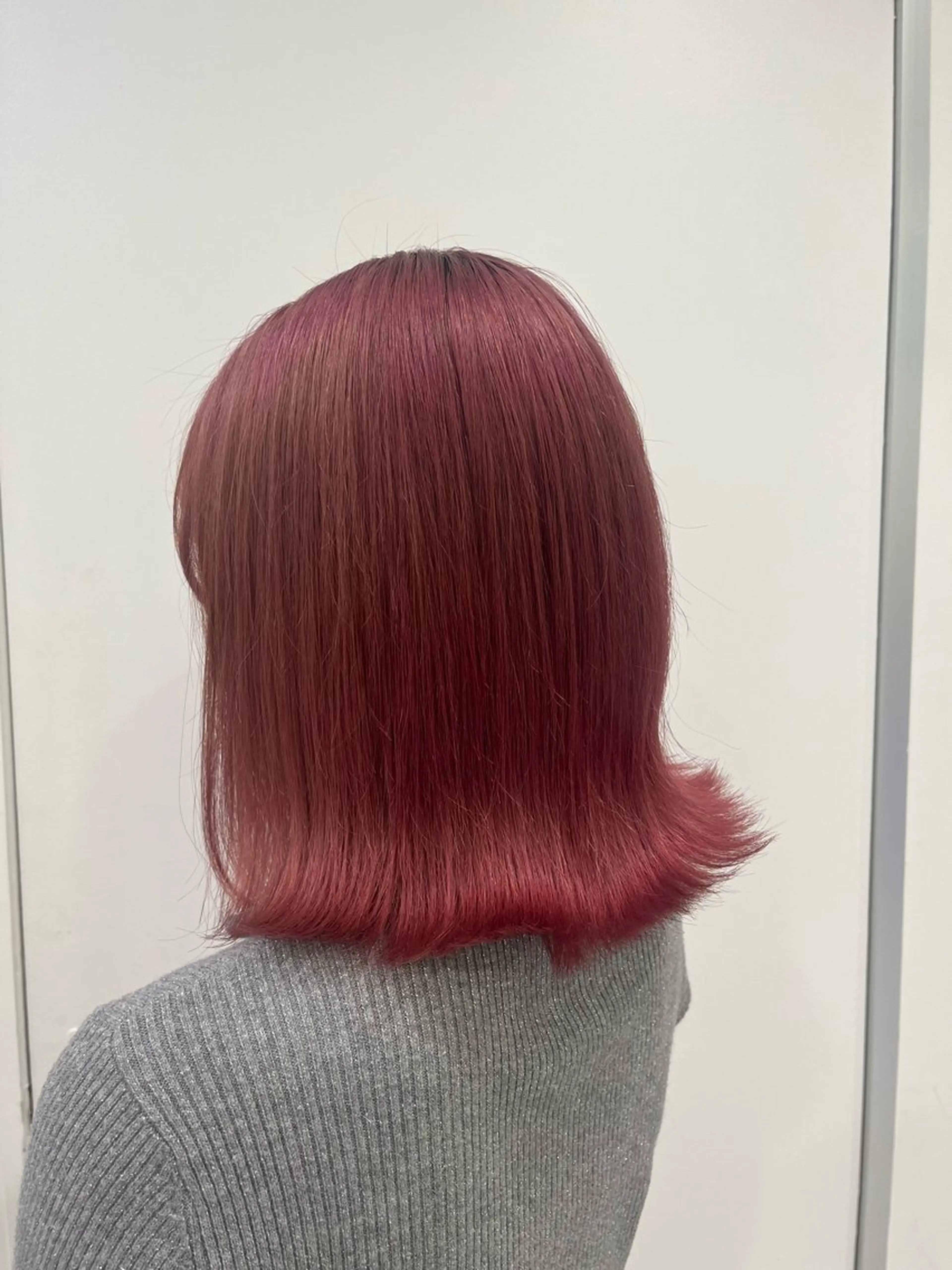 ミディアム カラー ガーリー♡女の子っぽ ヘア♡ピンクカラー♡のヘアスタイル