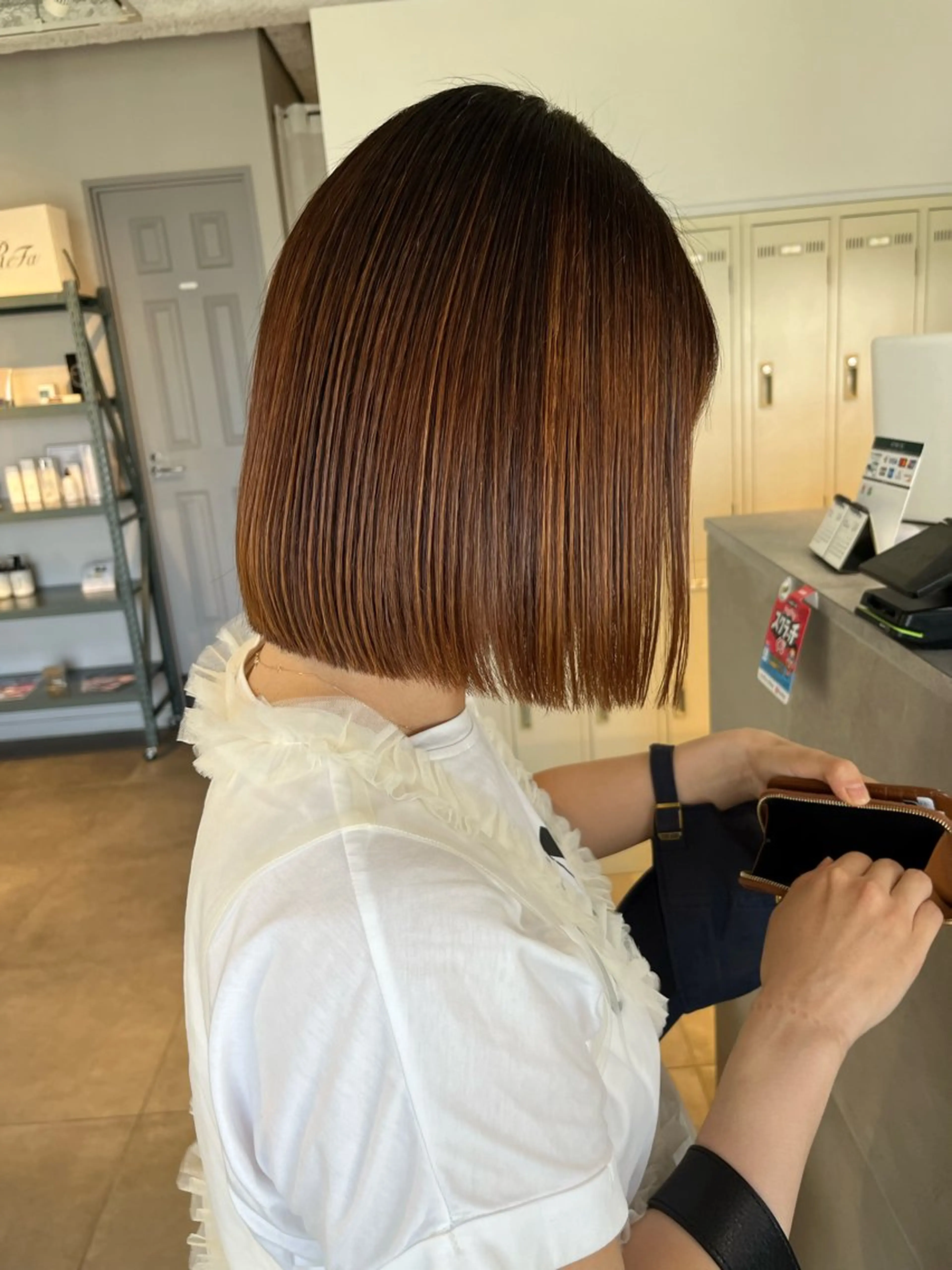 ショート ボブ カット トリートメント AKARI🌟ボブ/ ハイライト/似合わせのヘアスタイル