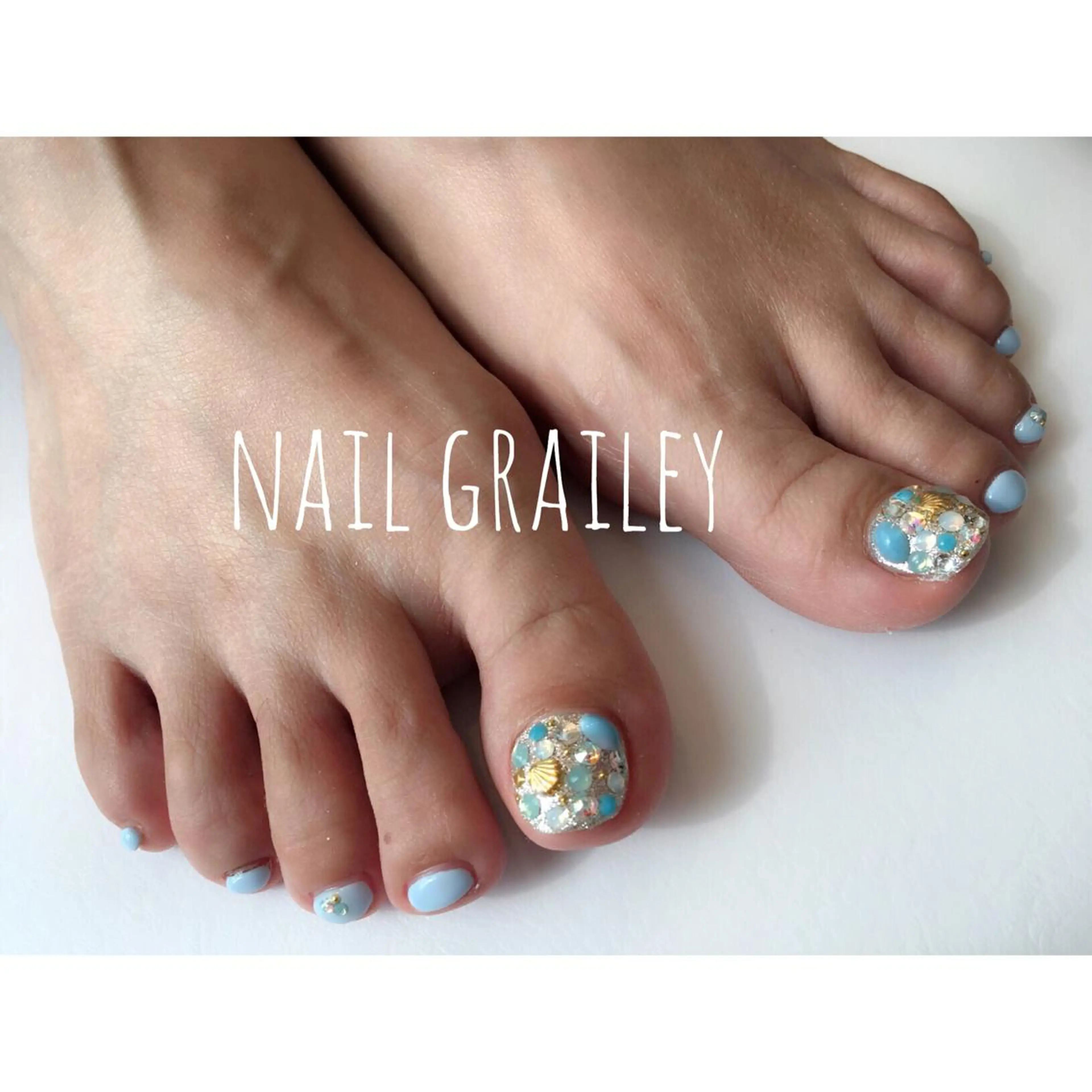 ネイル ストーンネイル nail makoのネイルデザイン
