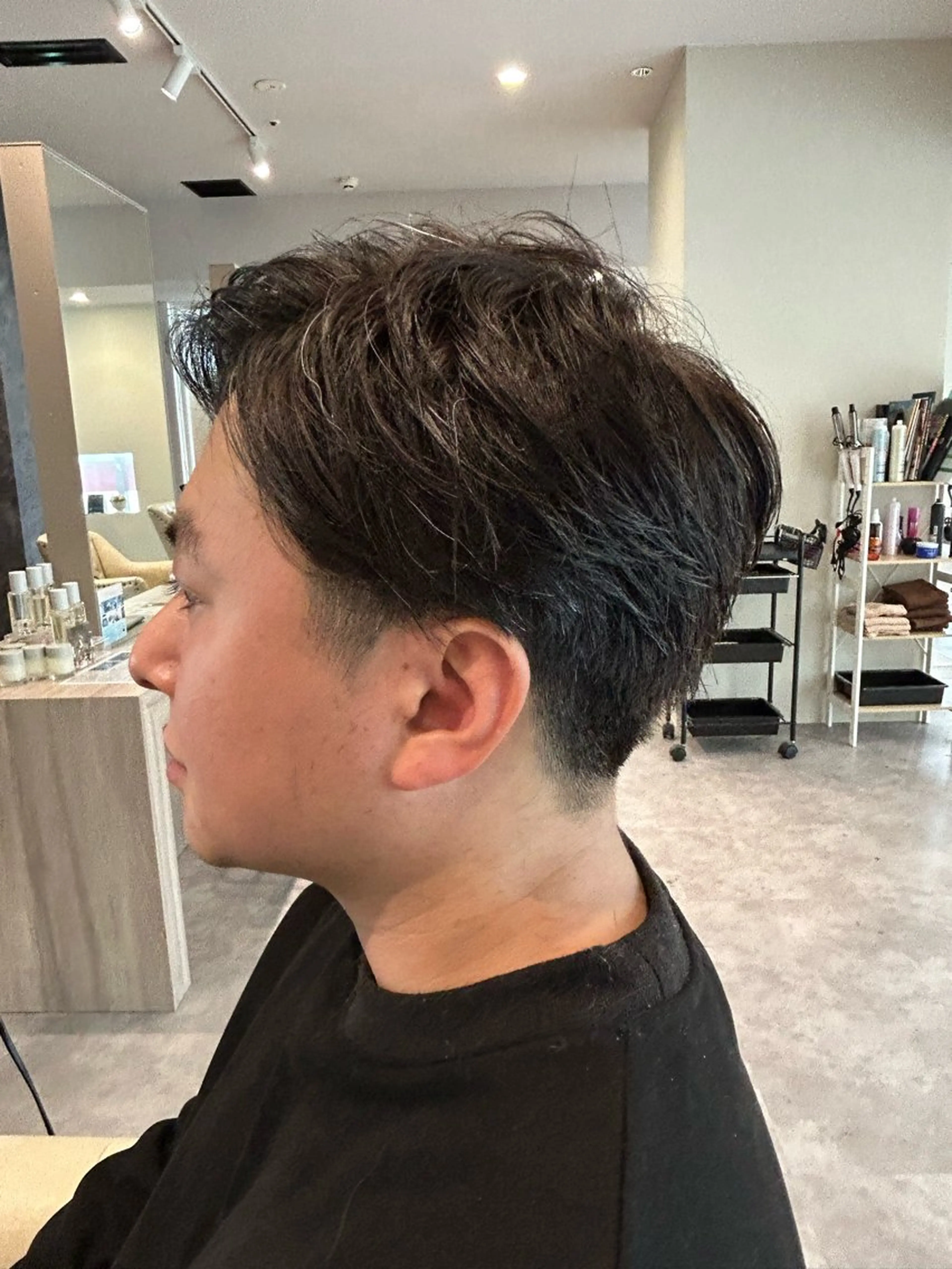 ショート メンズ 五ノ井 一世のヘアスタイル