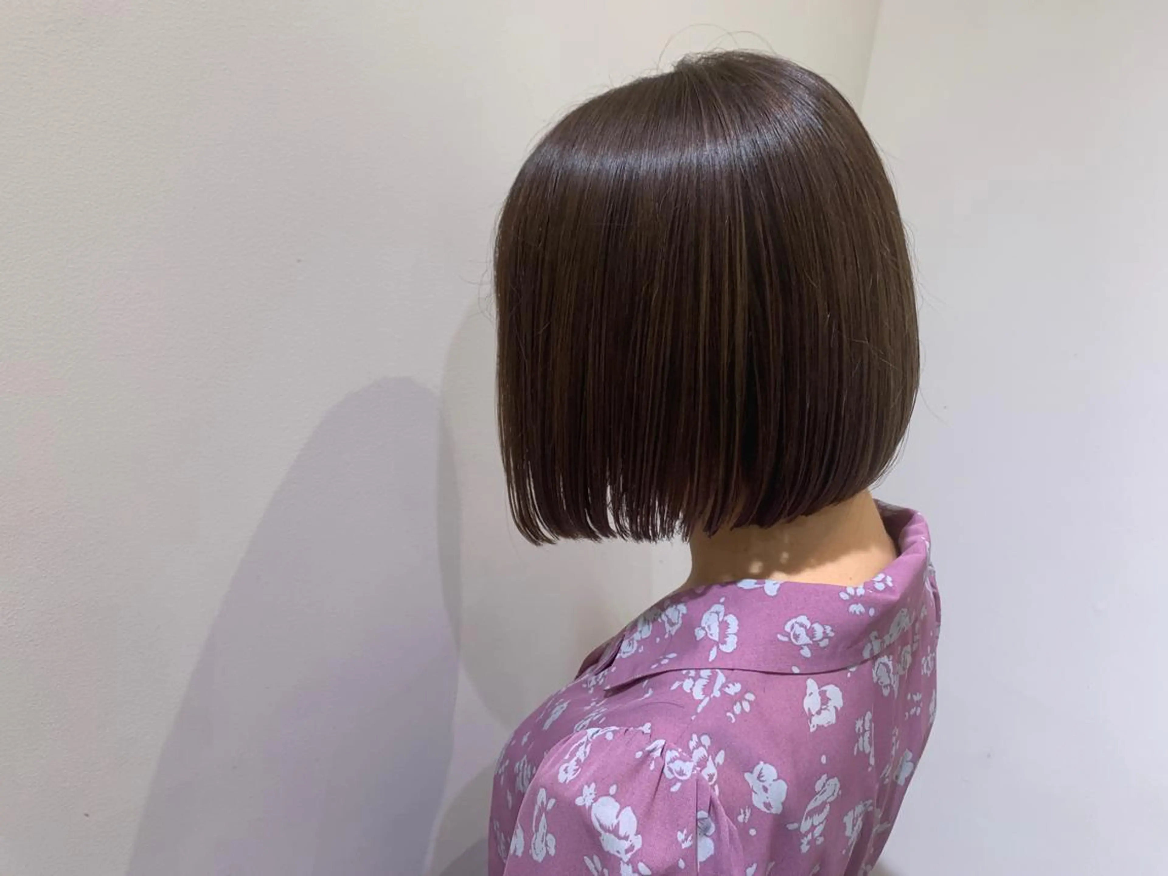 ミディアム ボブ カット ヘアカラー Hitotose代表 中島和樹のヘアスタイル