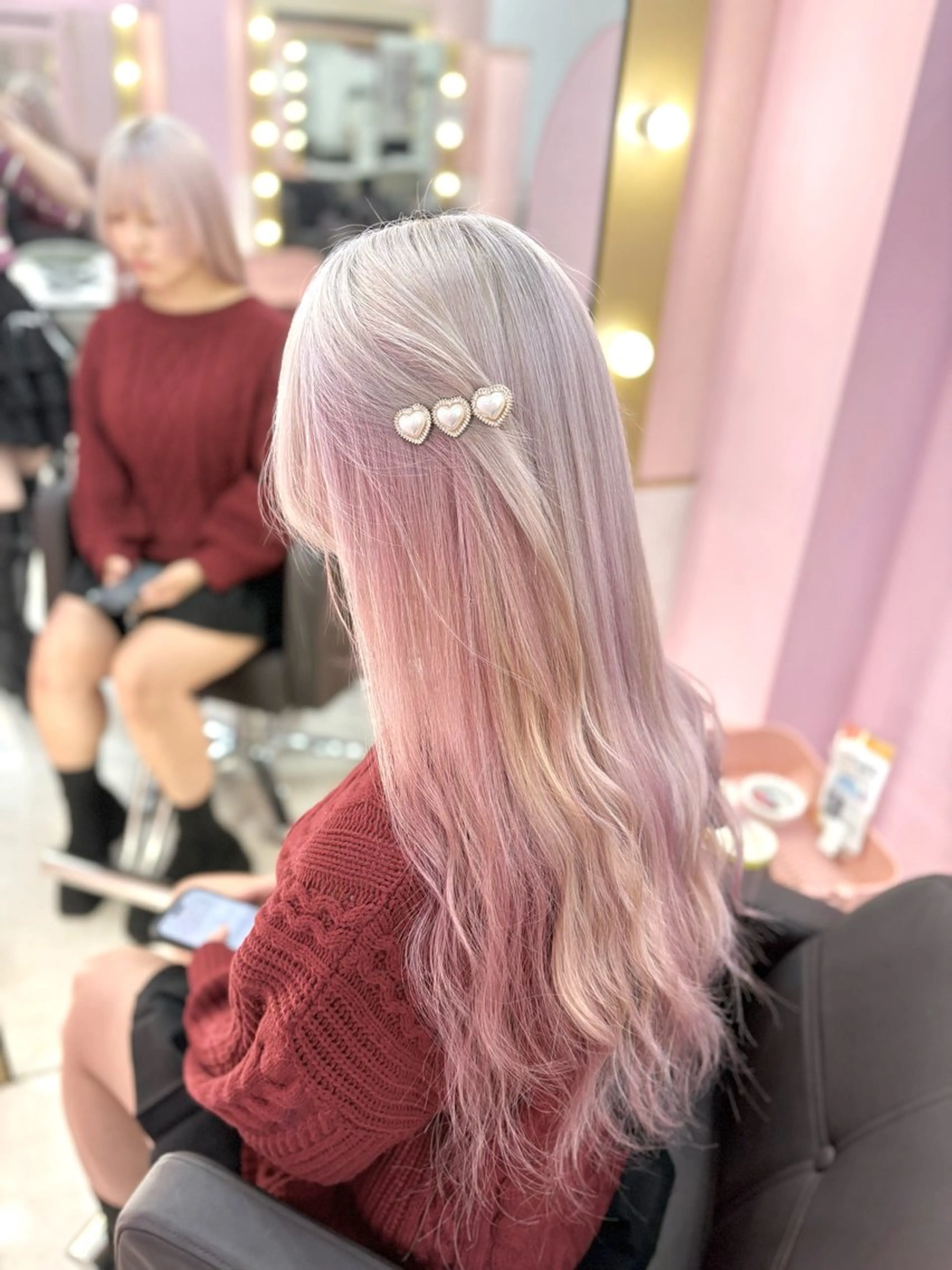 ロング カラー 甘ふわgirly🎀 ハイトーン🤍Ramのヘアスタイル