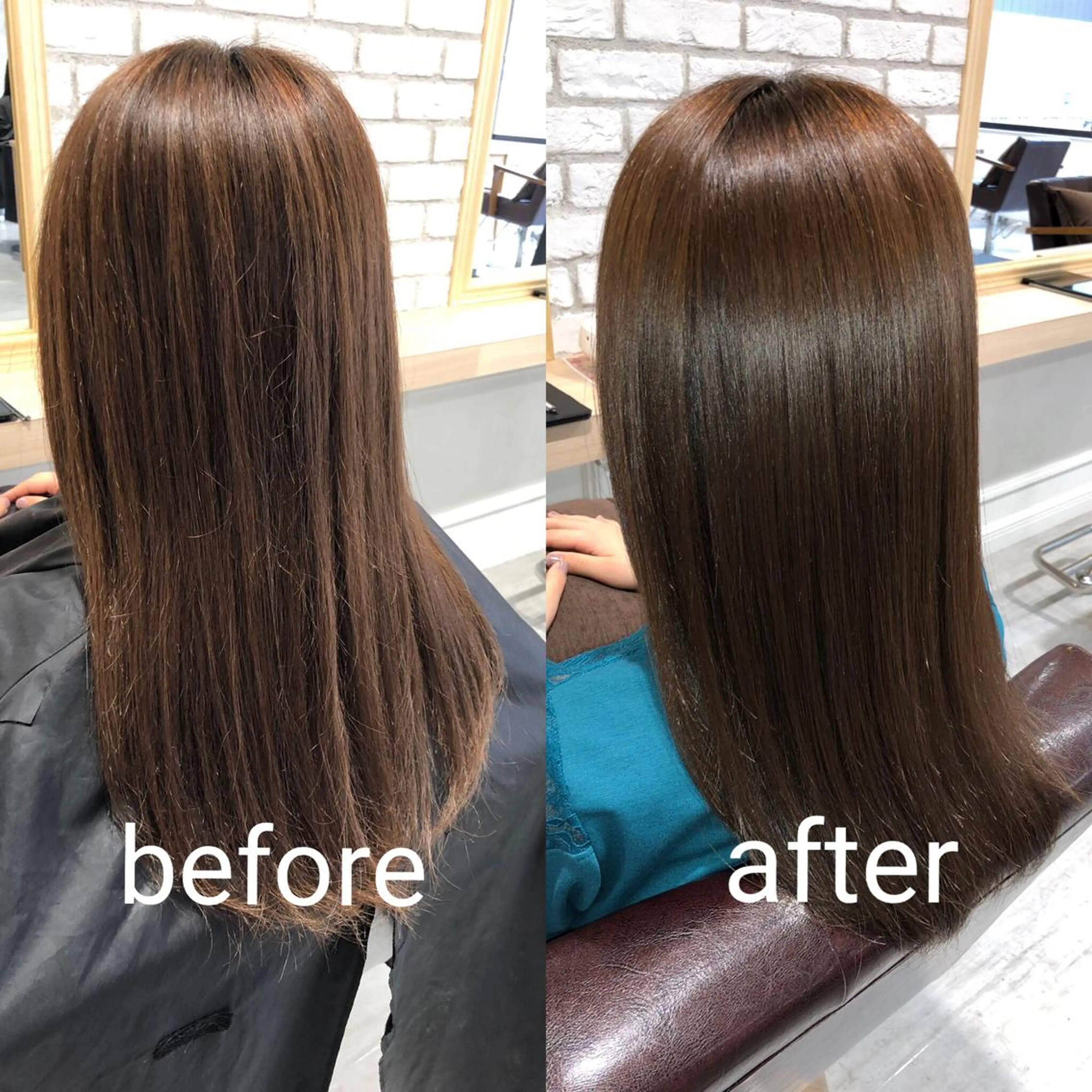 セミロング 髪質改善特化 スギヤマハヤトのヘアスタイル