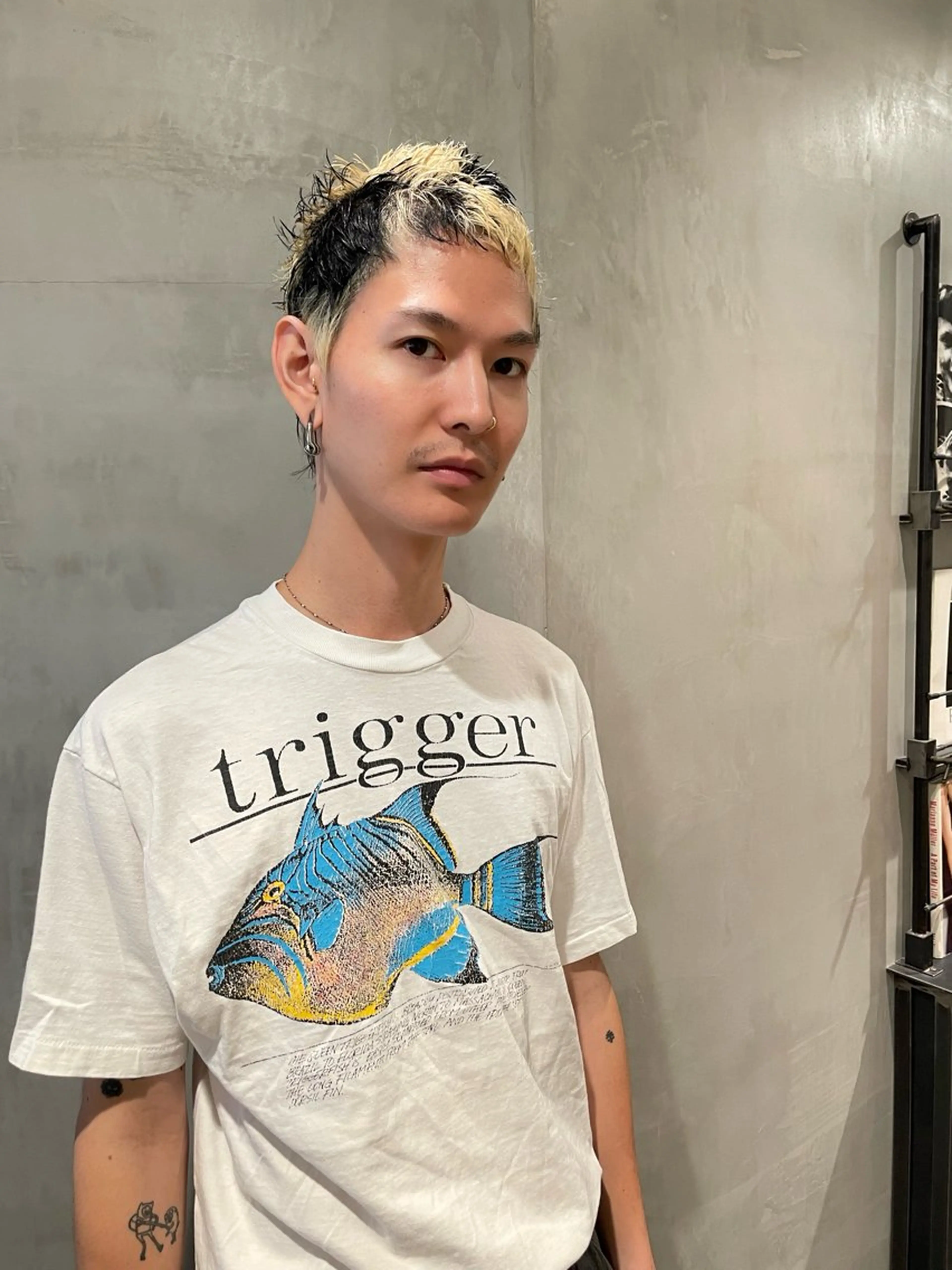 ショート カラー メンズ ヘアカラー トリートメント 優作 〜圧倒的信頼〜のヘアスタイル