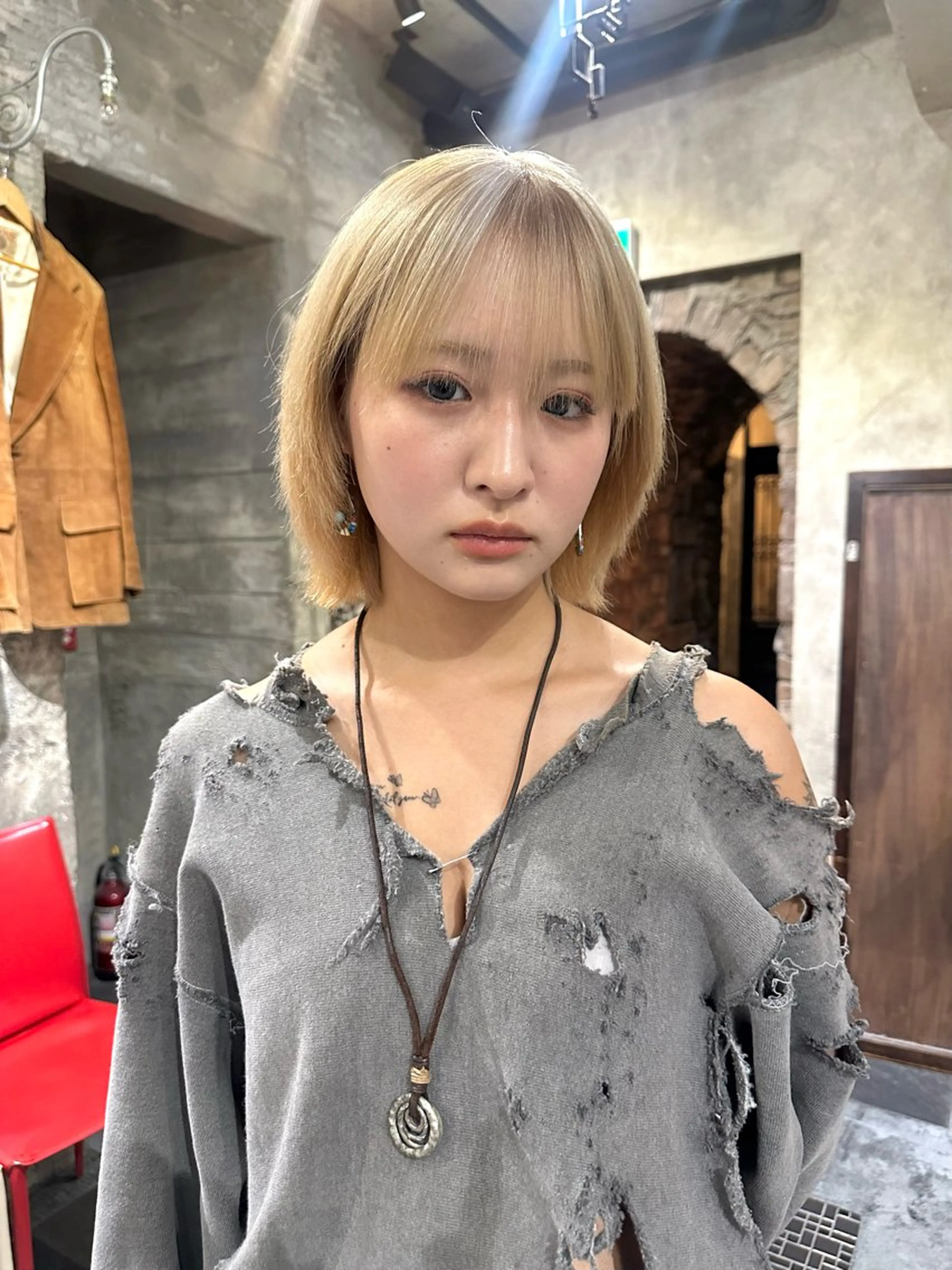 ショート 似合わせ/ハイトーン ✂︎ゆーぴ✂︎のヘアスタイル