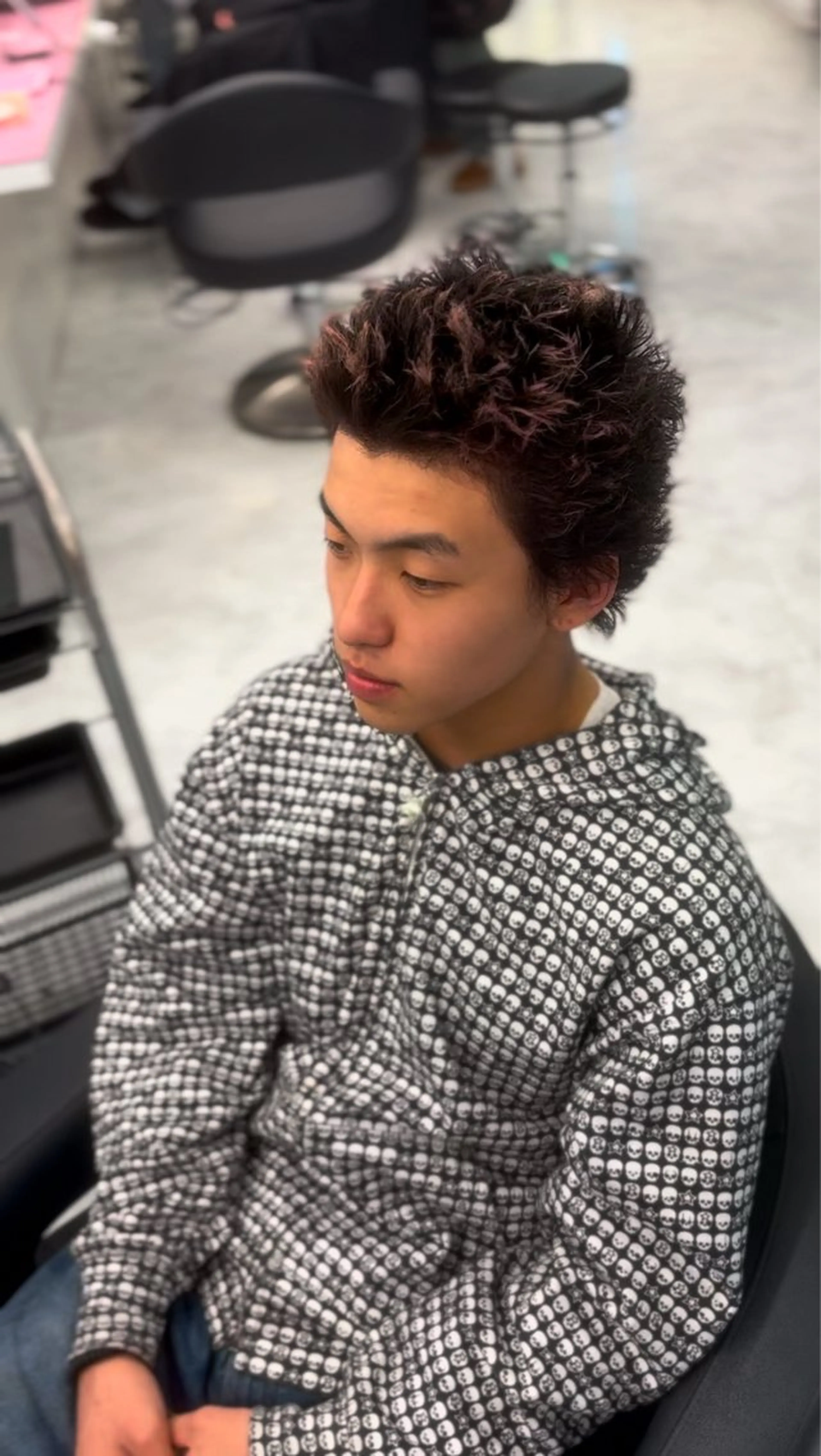 ショート パーマ ショートヘア カット パーマ 大人っぽベージュ🤍 当日予約◎ヒロトのヘアスタイル